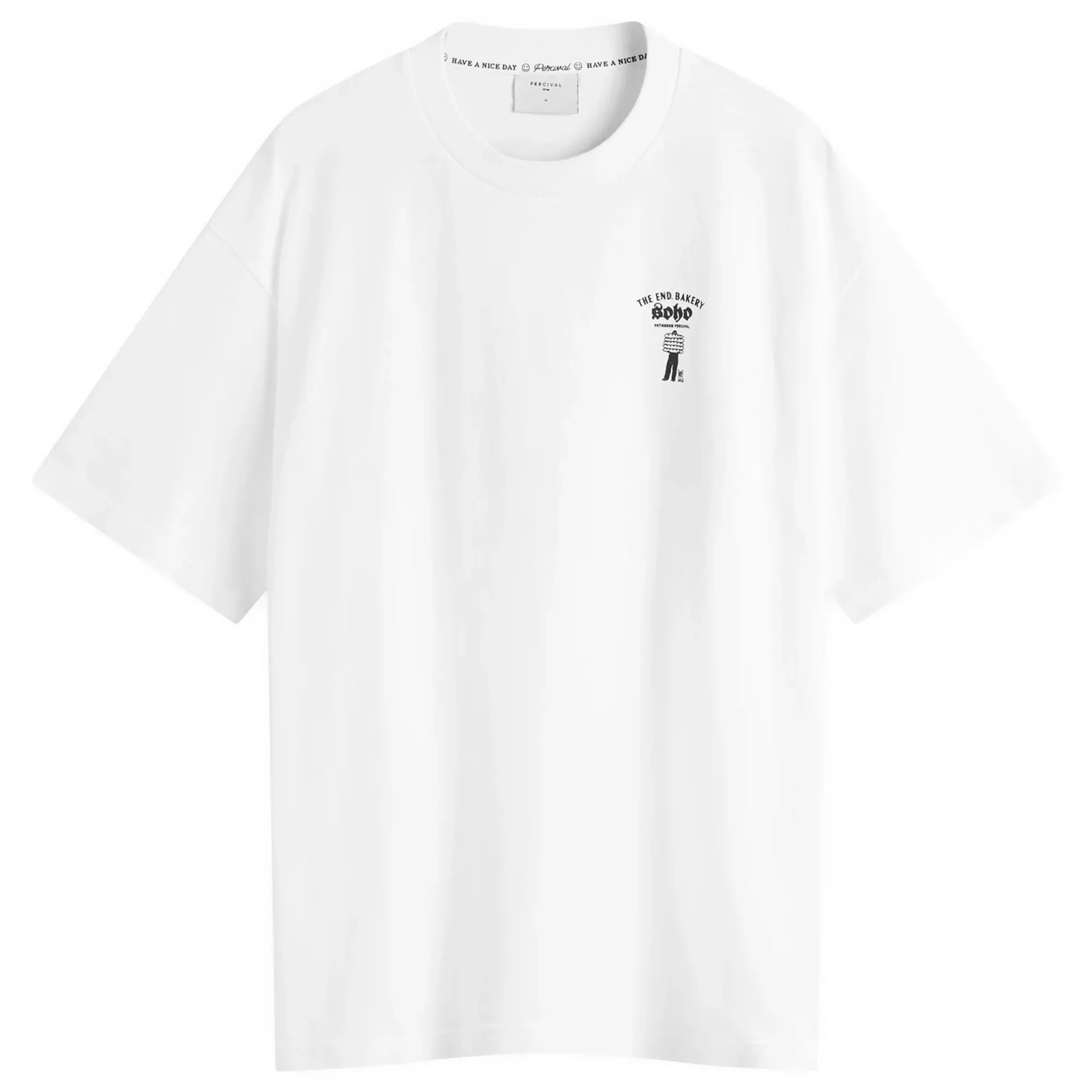 Percival Men's Patisserie T-Shirt - Presented by END. White