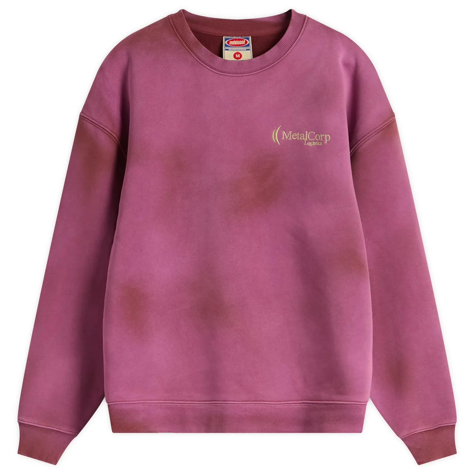 Metalwood Studio Men's Metalcorp Crew Sweatshirt Vino