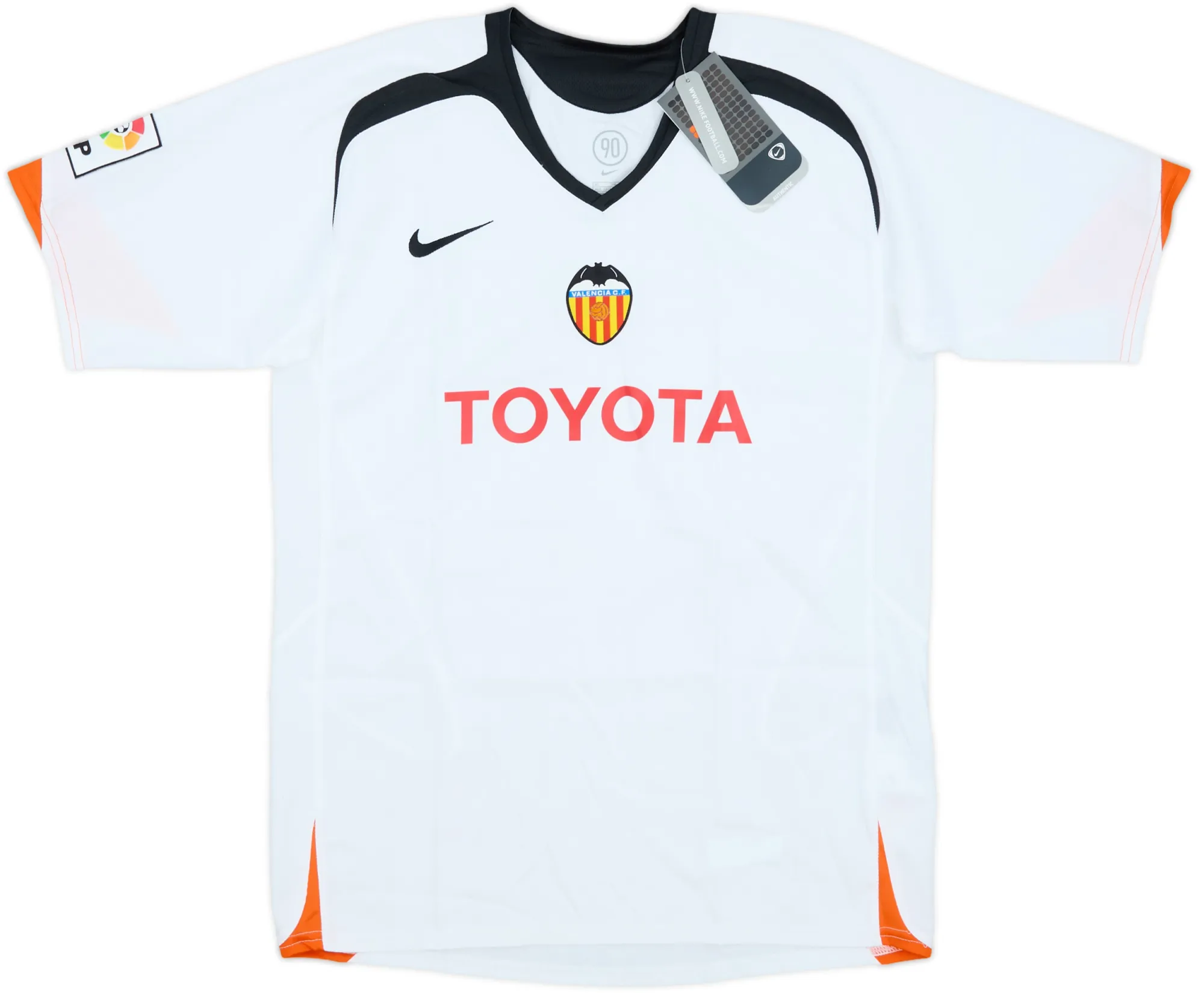 Nike Valencia Boys SS Home Shirt 2005/06