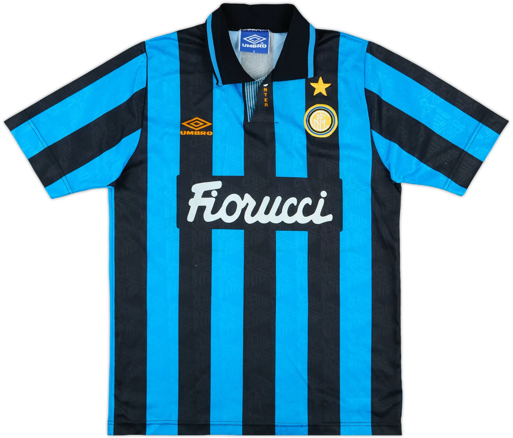 Umbro Inter Milan Mens SS Home Shirt 1992/94