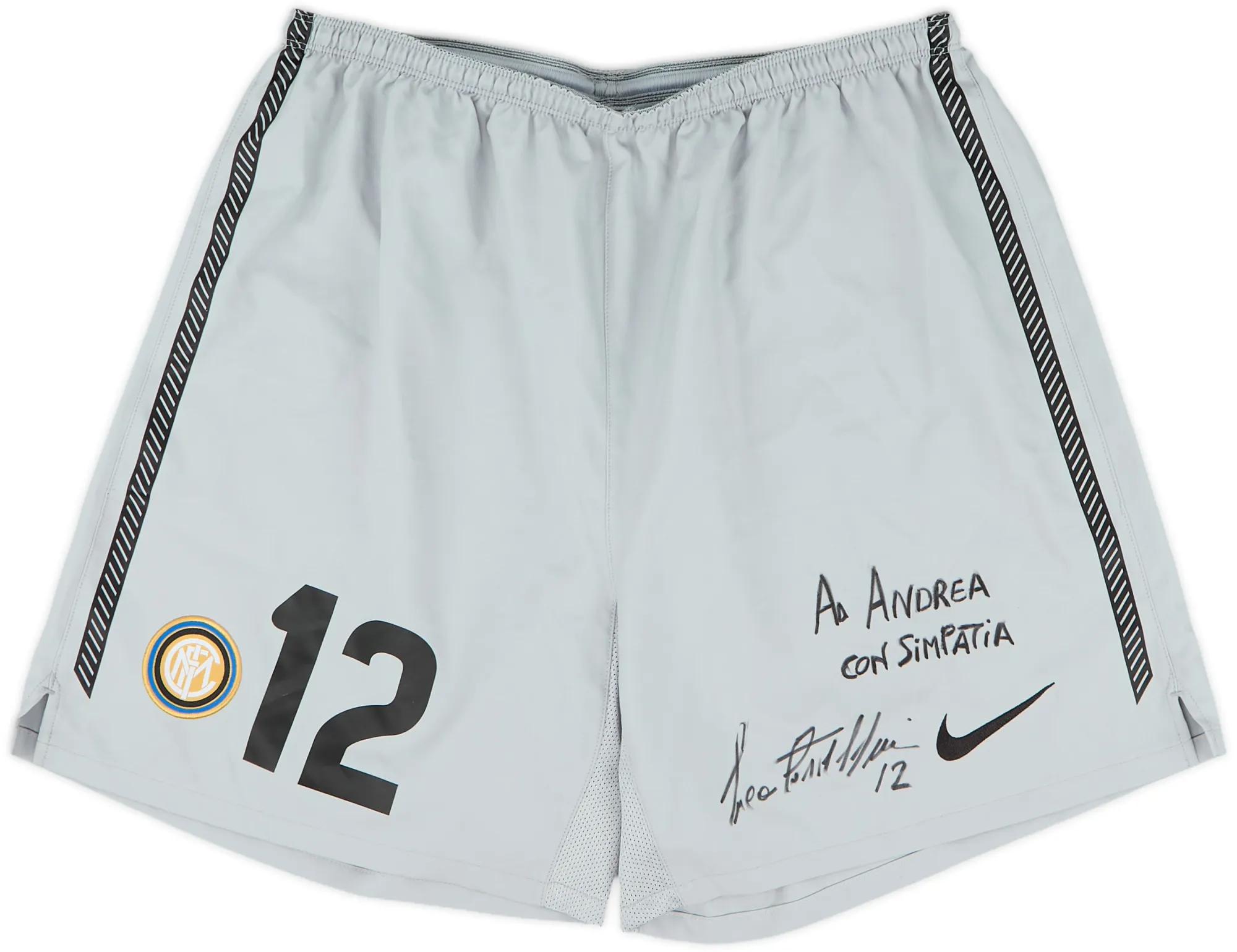 Nike Inter Milan Mens Goalkeeper Player Issue Home Shorts 2010/11