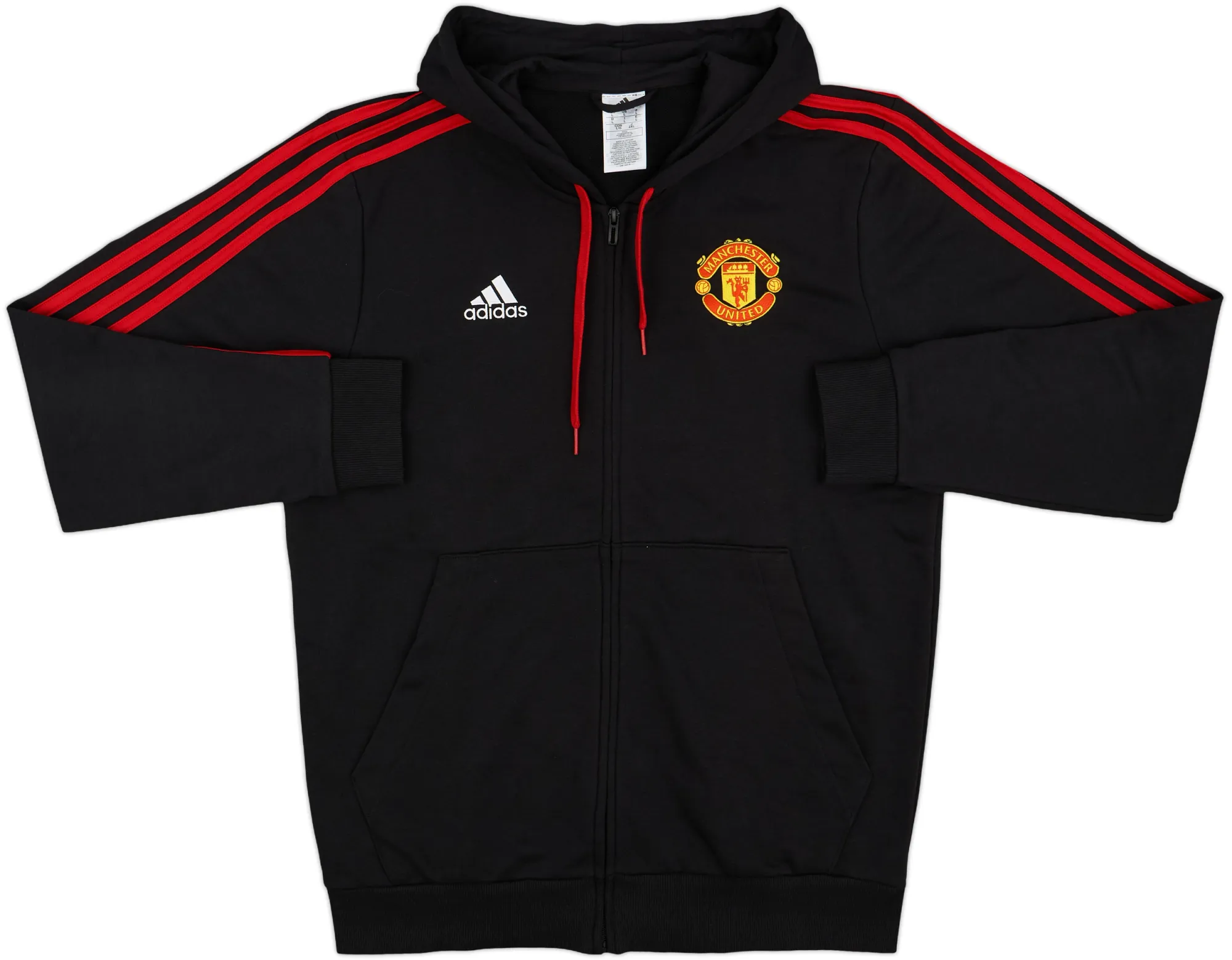2023-24 Manchester United adidas Hooded Track Jacket - 10/10 - (L)