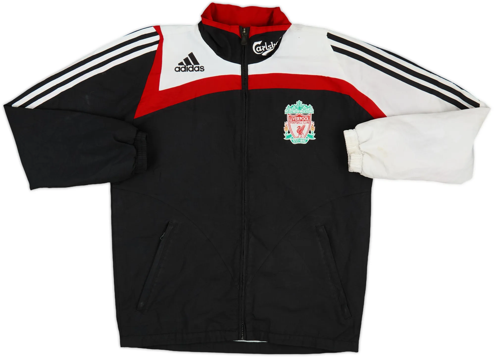 2007-08 Liverpool adidas Track Jacket - 6/10 - (L.Boys)