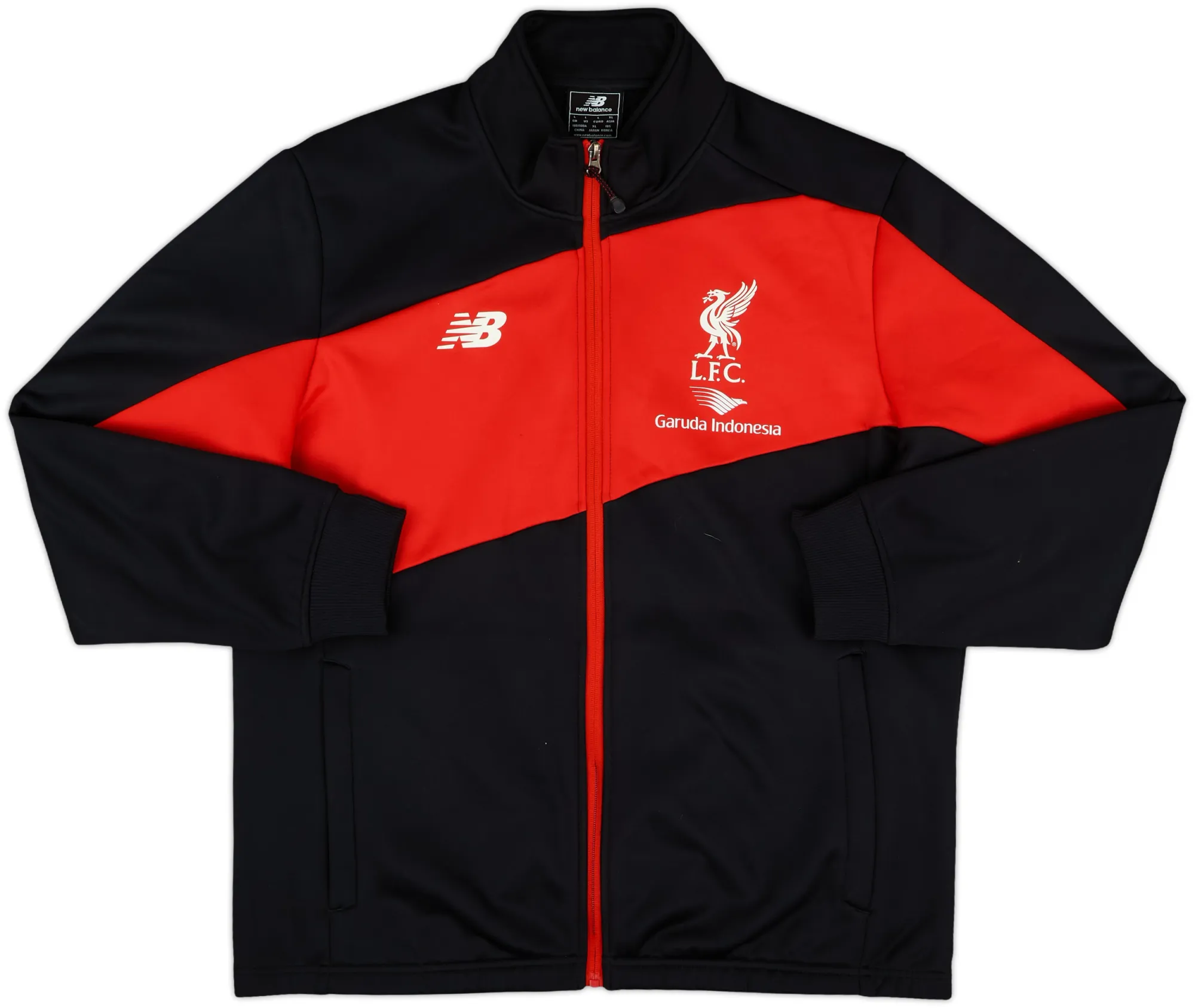 2015-16 Liverpool New Balance Track Jacket - 9/10 - (L)
