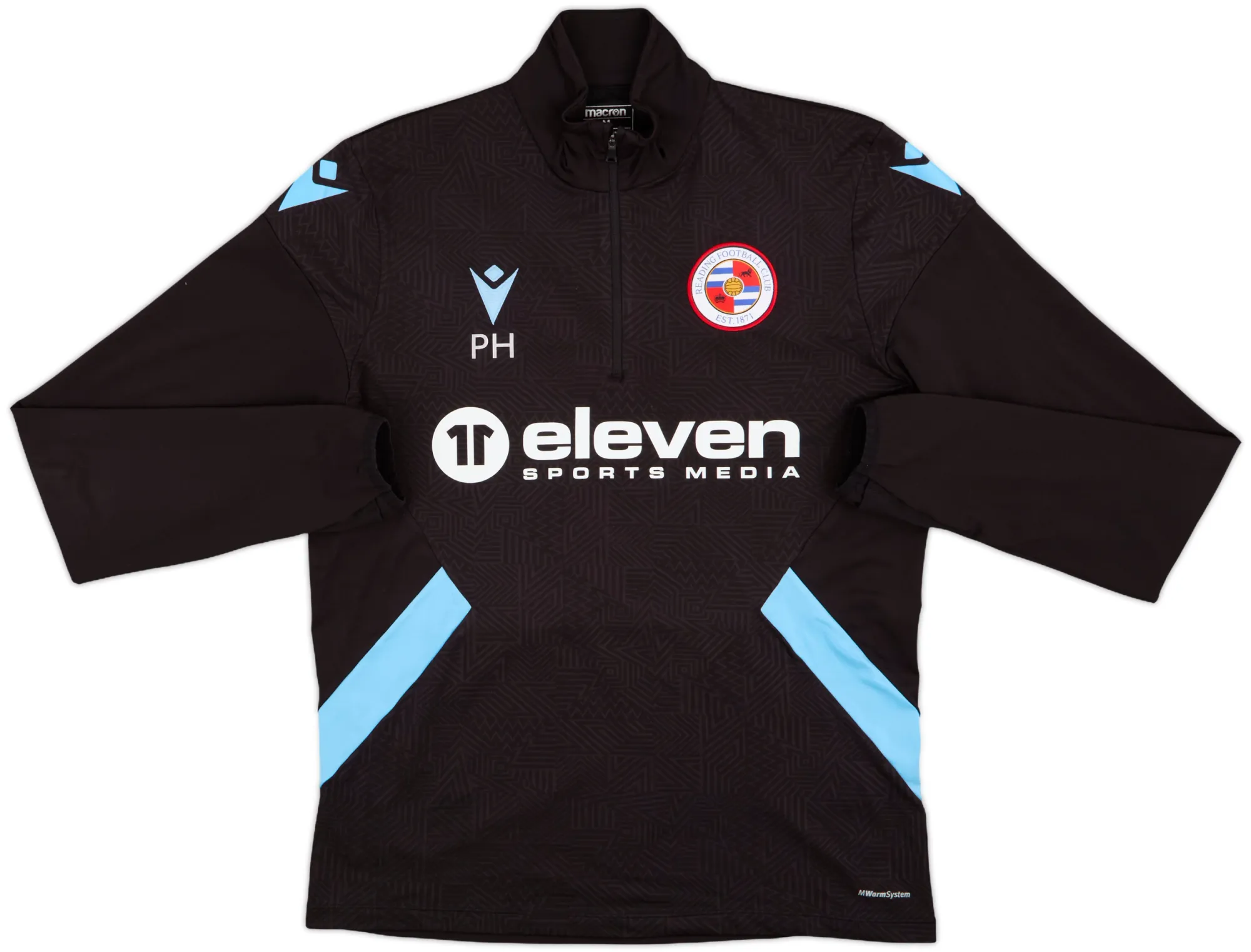 2021-22 Reading Staff Issue Macron 1/4 Zip Drill Top PH - 9/10 - (M)