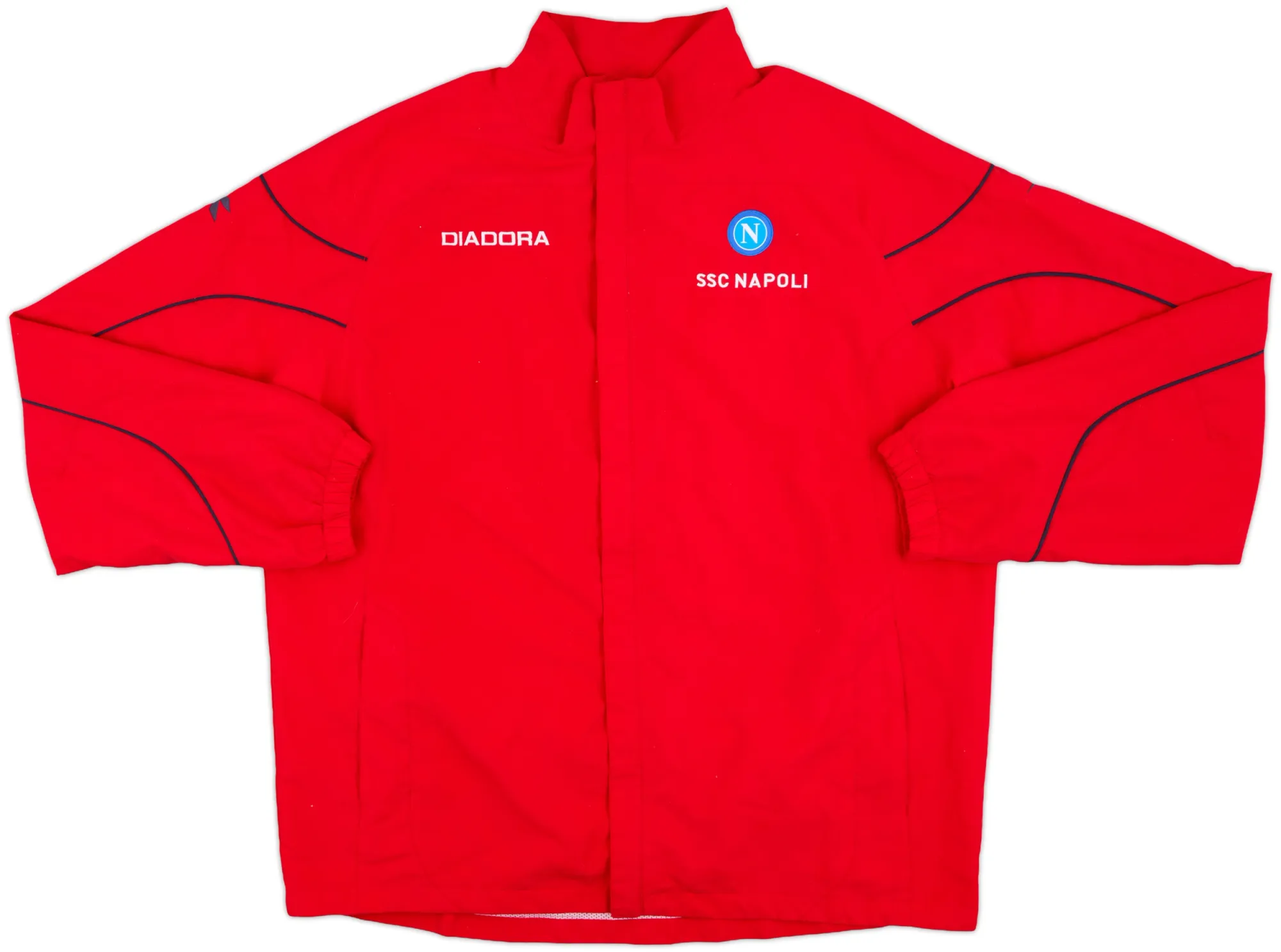 2007-08 Napoli Diadora Track Jacket - 9/10 - (XL)