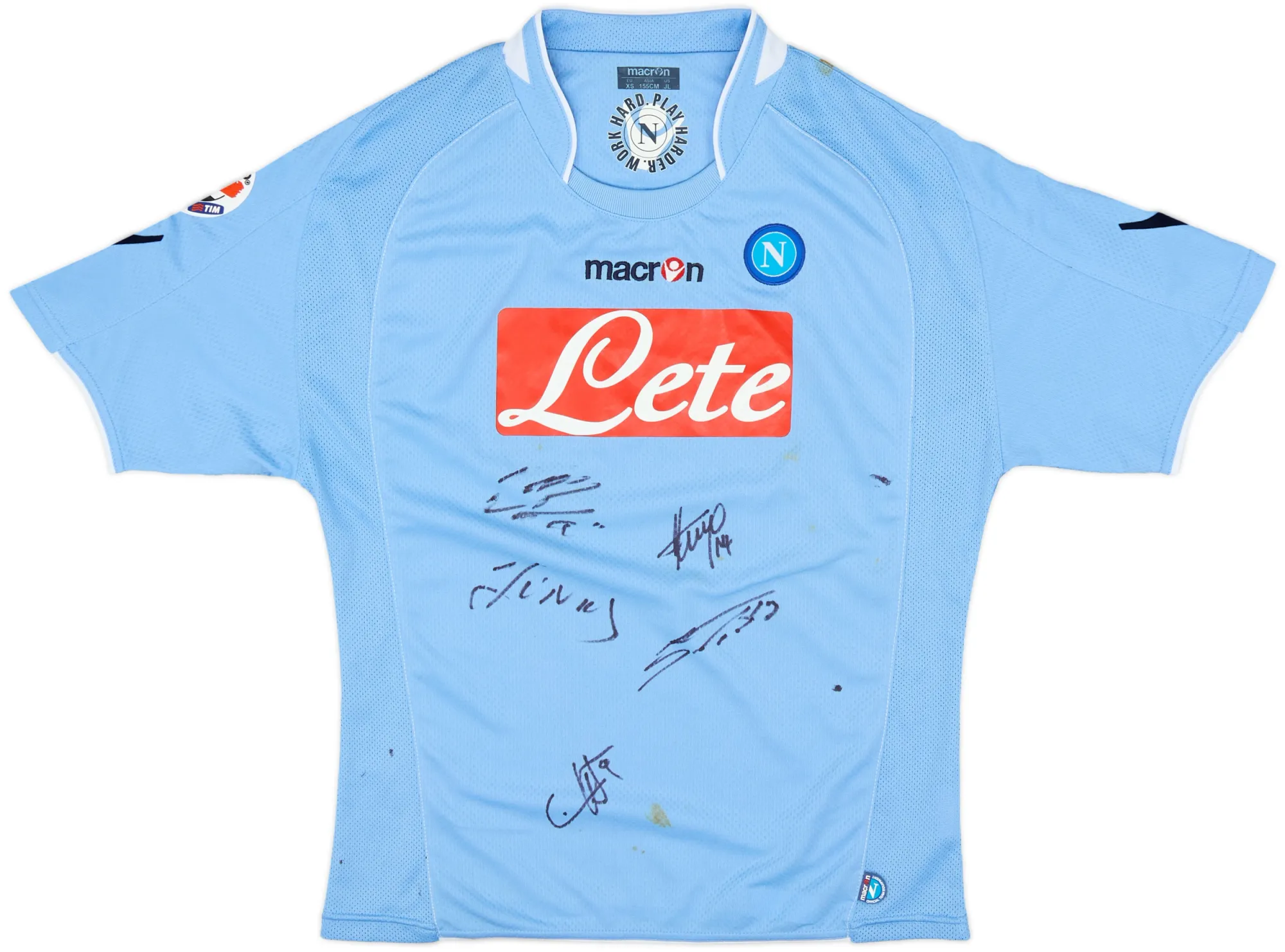 Macron Napoli Mens SS Home Shirt 2009/10
