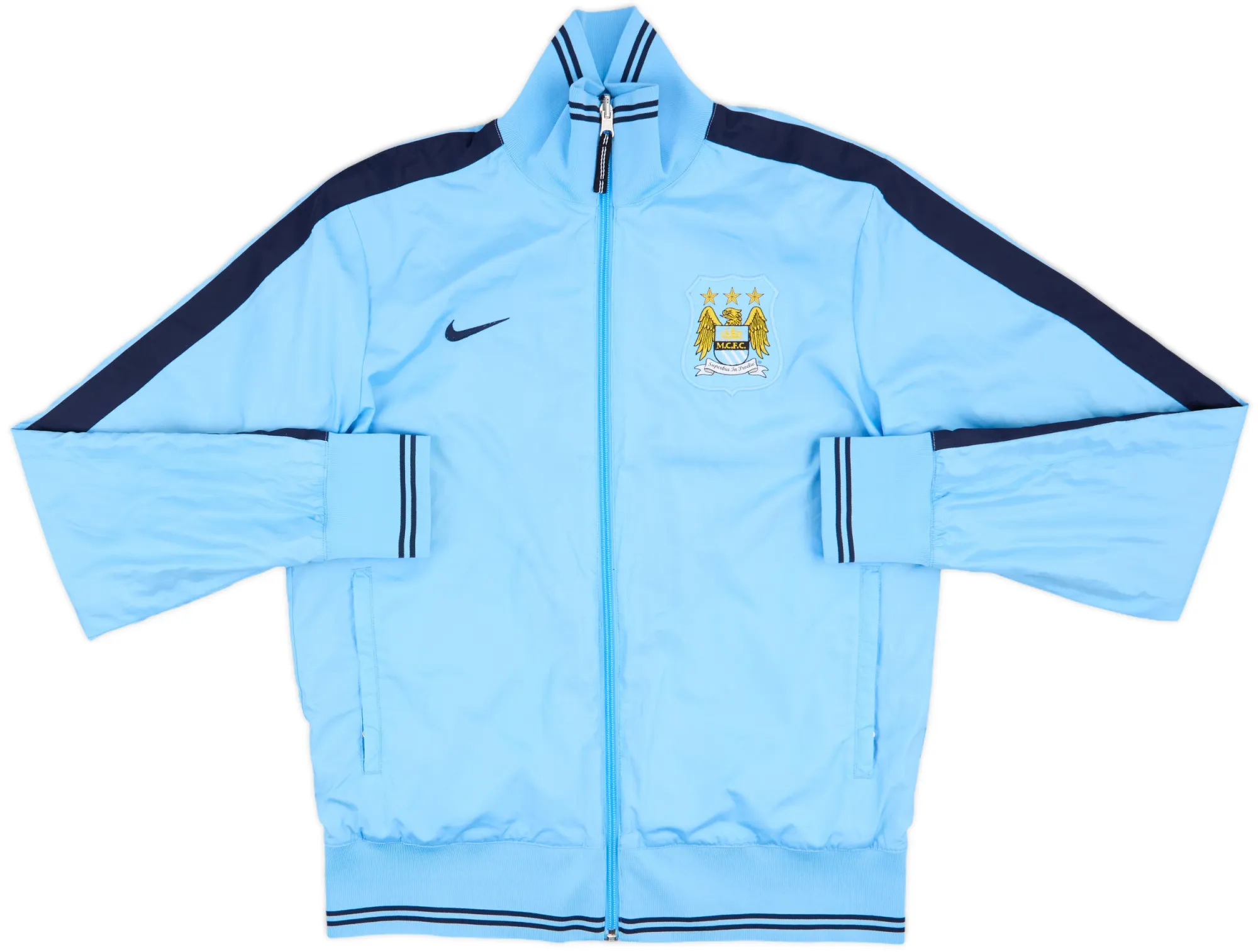 2014-15 Manchester City Nike Reversible Track Jacket - 10/10 - (M)