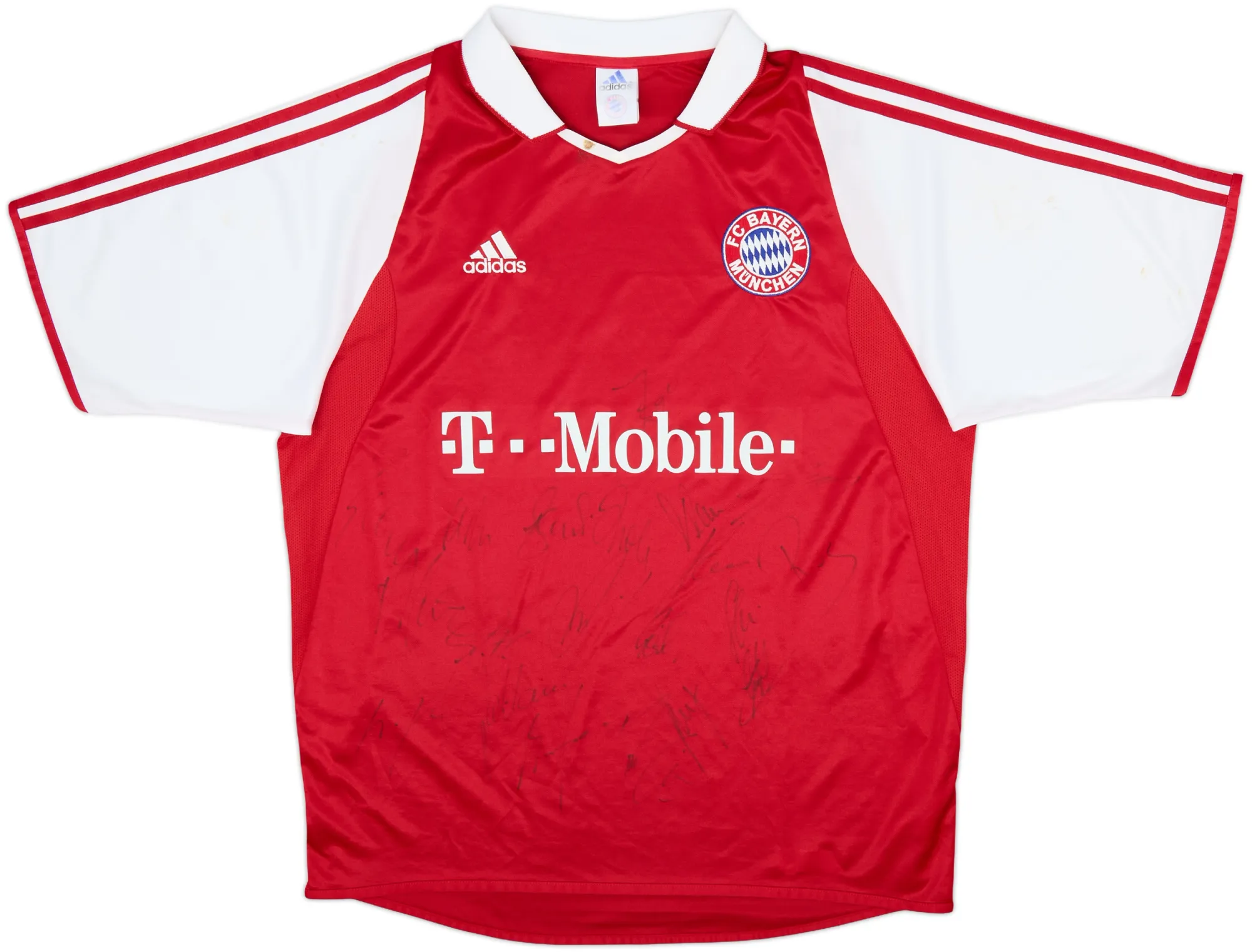 adidas Bayern Munich Mens SS Home Shirt 2003/04