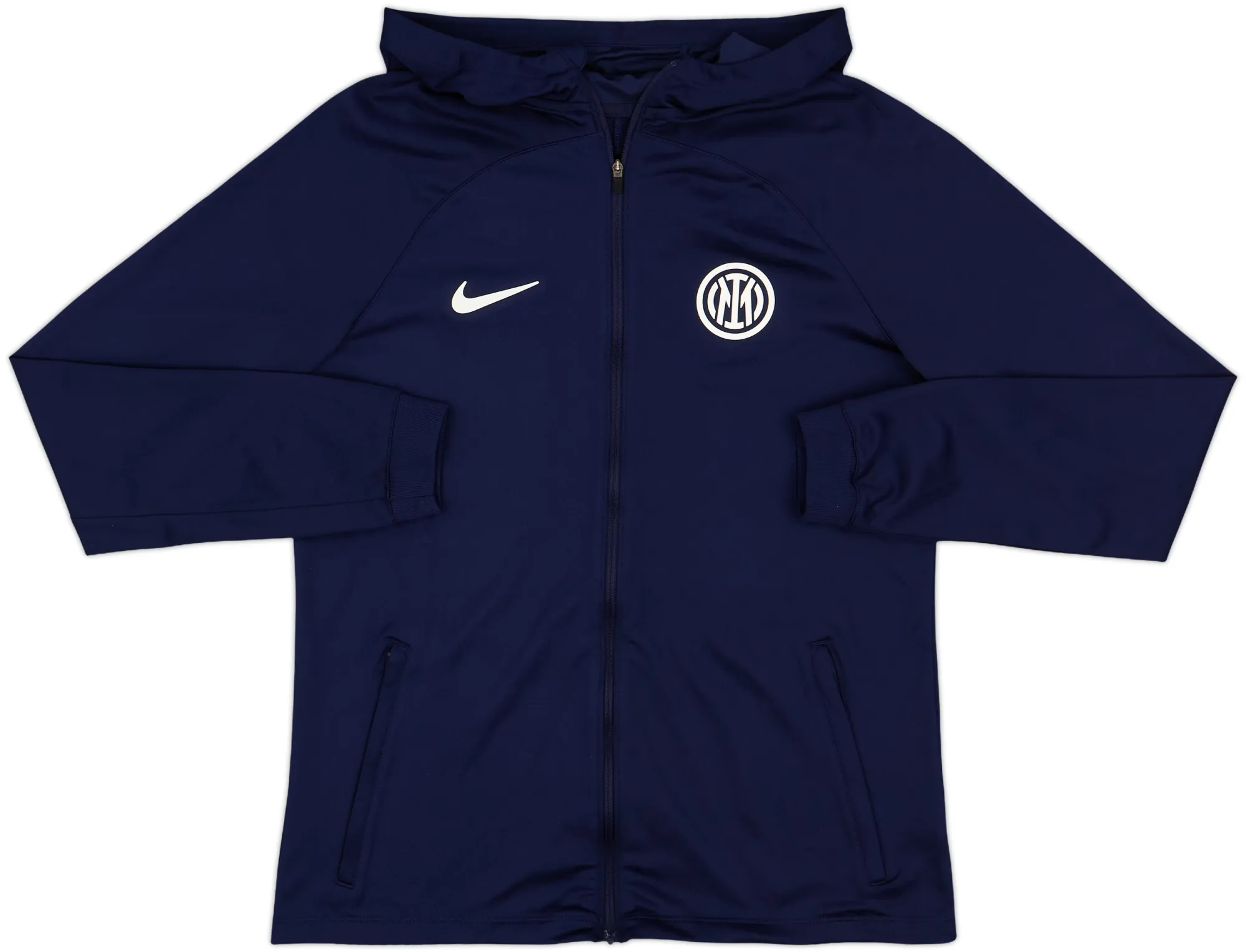 2022-23 Inter Milan Nike Hooded Track Jacket - 10/10 - (XL.Boys)