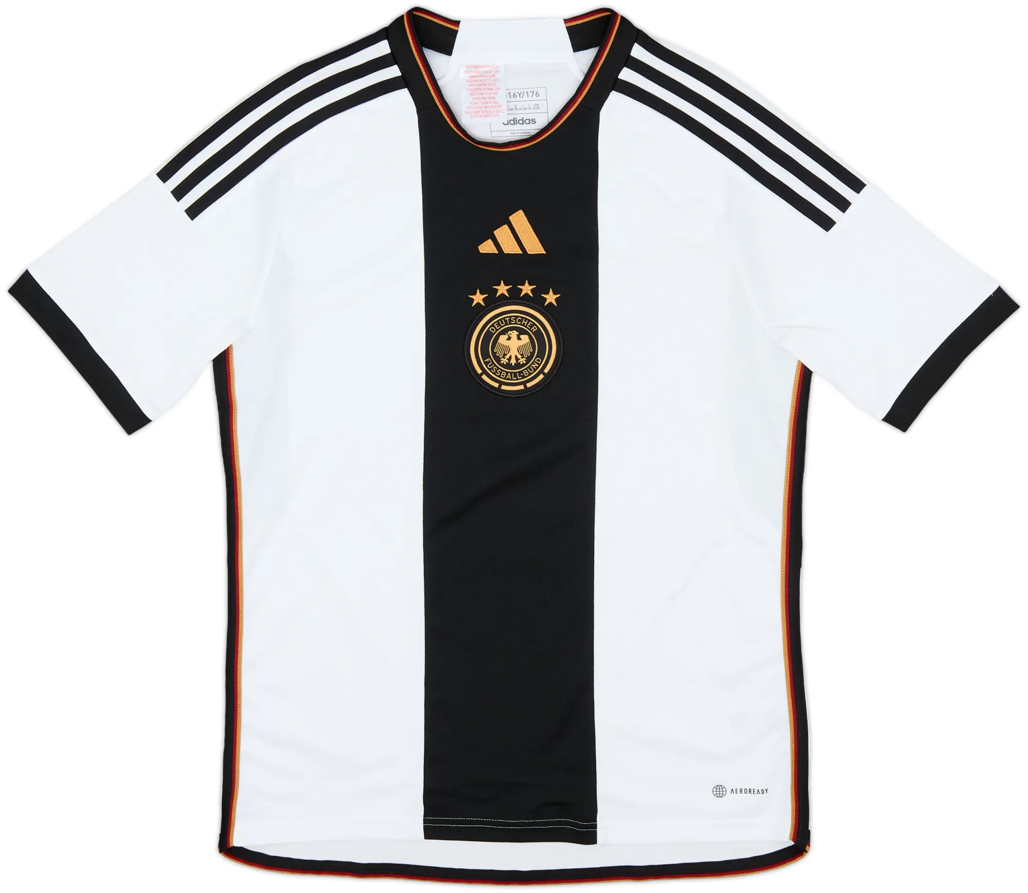 adidas Germany Boys SS Home Shirt 2022