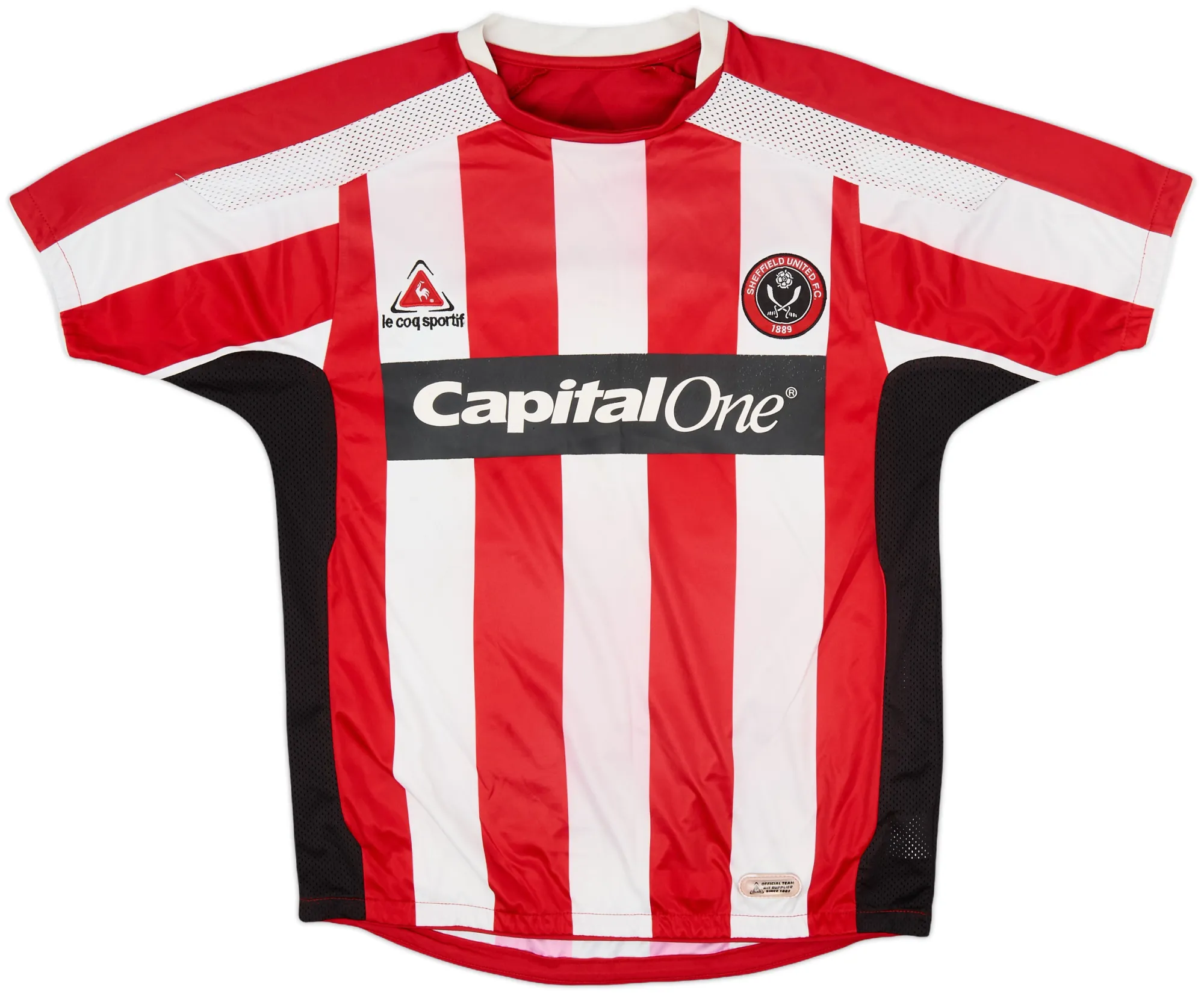 LeCoqSportif Sheffield United Mens SS Home Shirt 2007/08