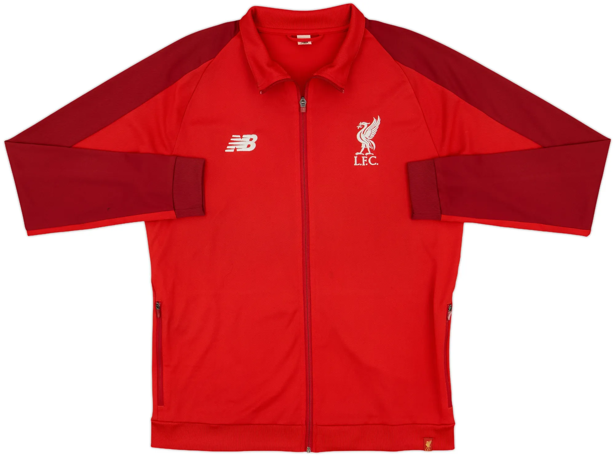 2018-19 Liverpool New Balance Track Jacket - 8/10 - (L)