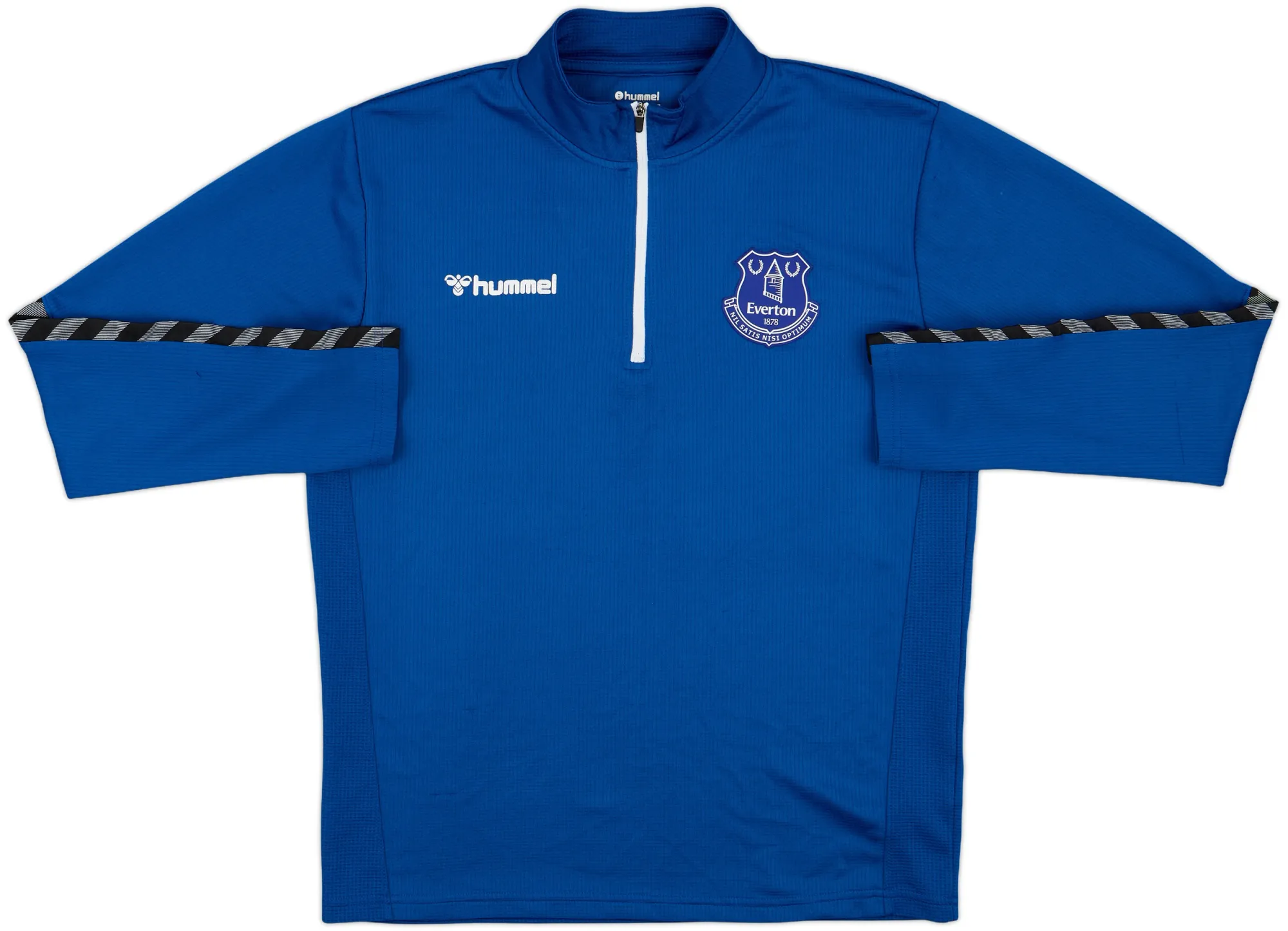 2020-21 Everton Hummel 1/4 Zip Training Top - 8/10 - (L)