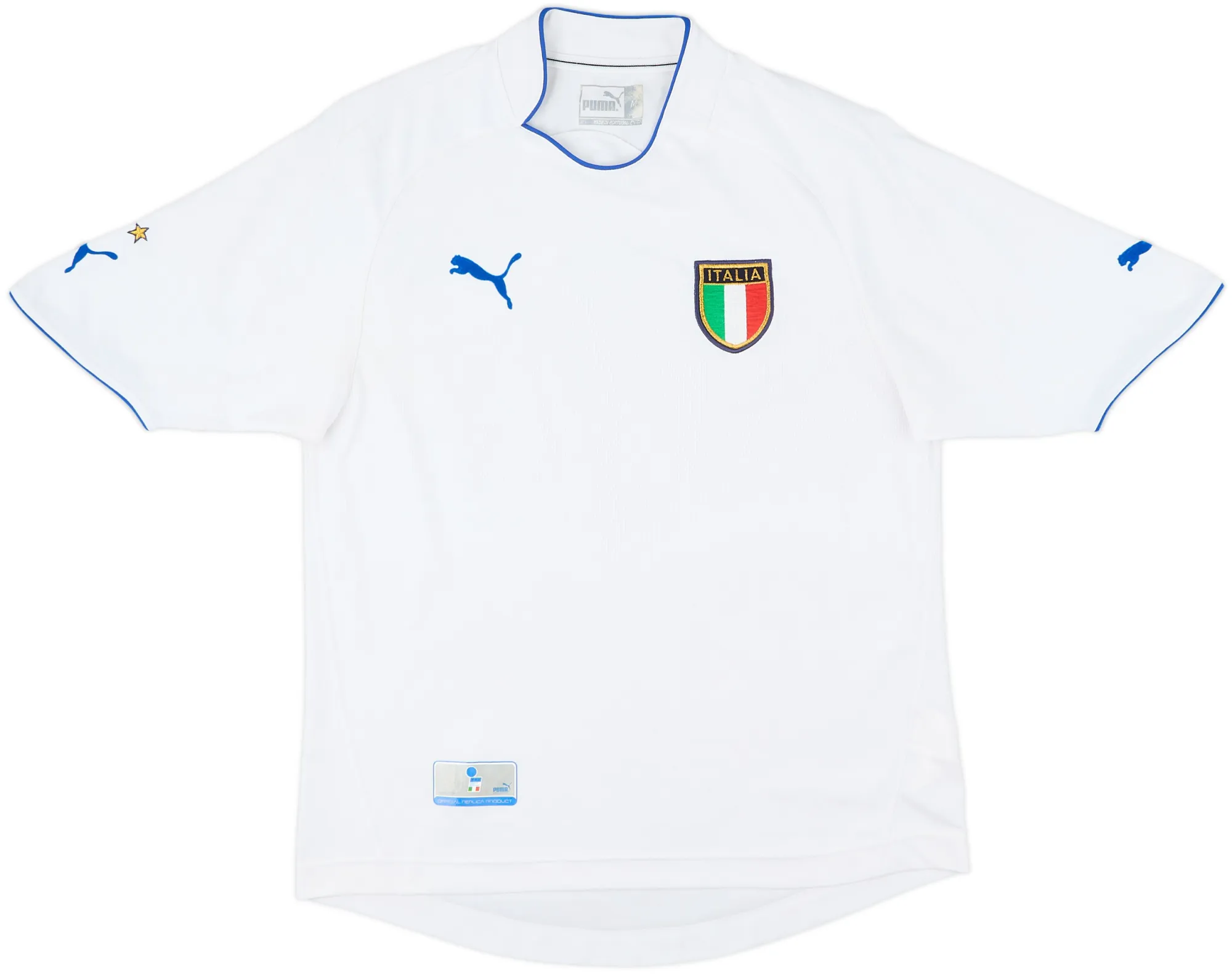 Puma Italy Mens SS Away Shirt 2003