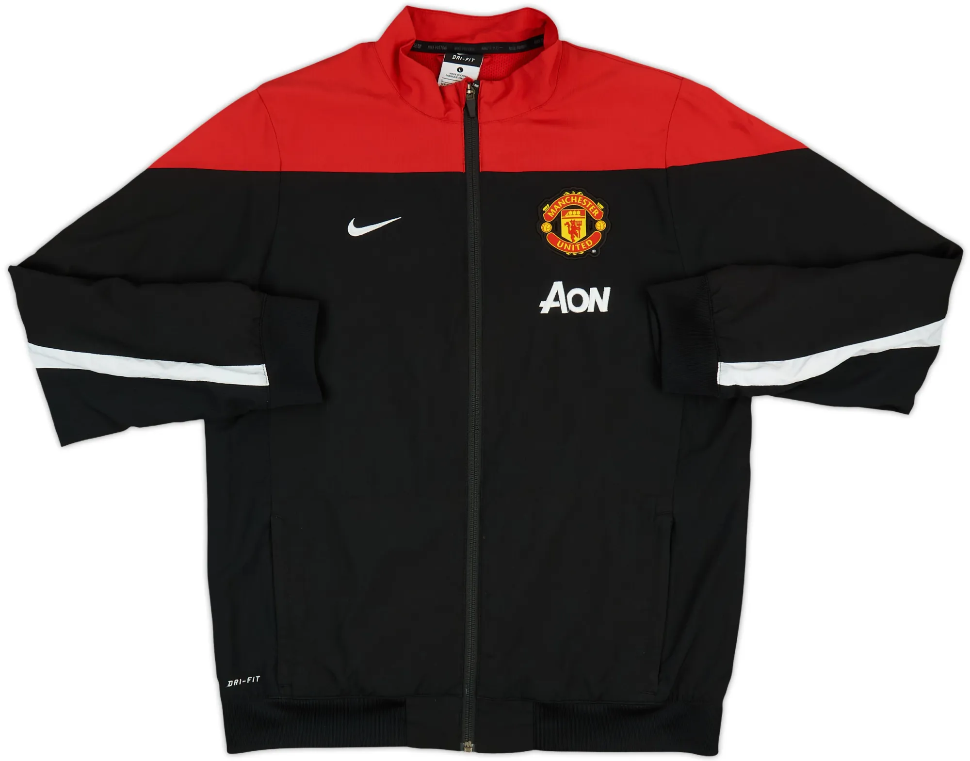 2014-15 Manchester United Nike Track Jacket - 8/10 - (L.Boys)