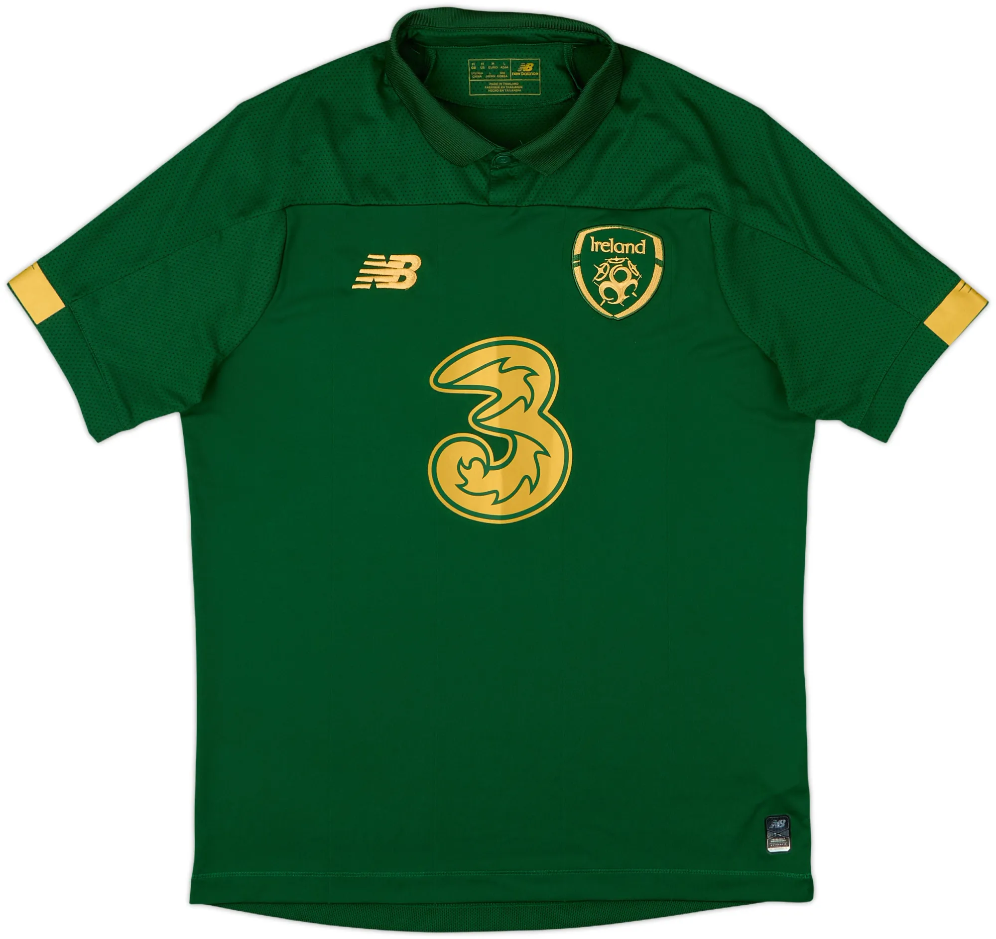 NewBalance Republic of Ireland Mens SS Home Shirt 2019