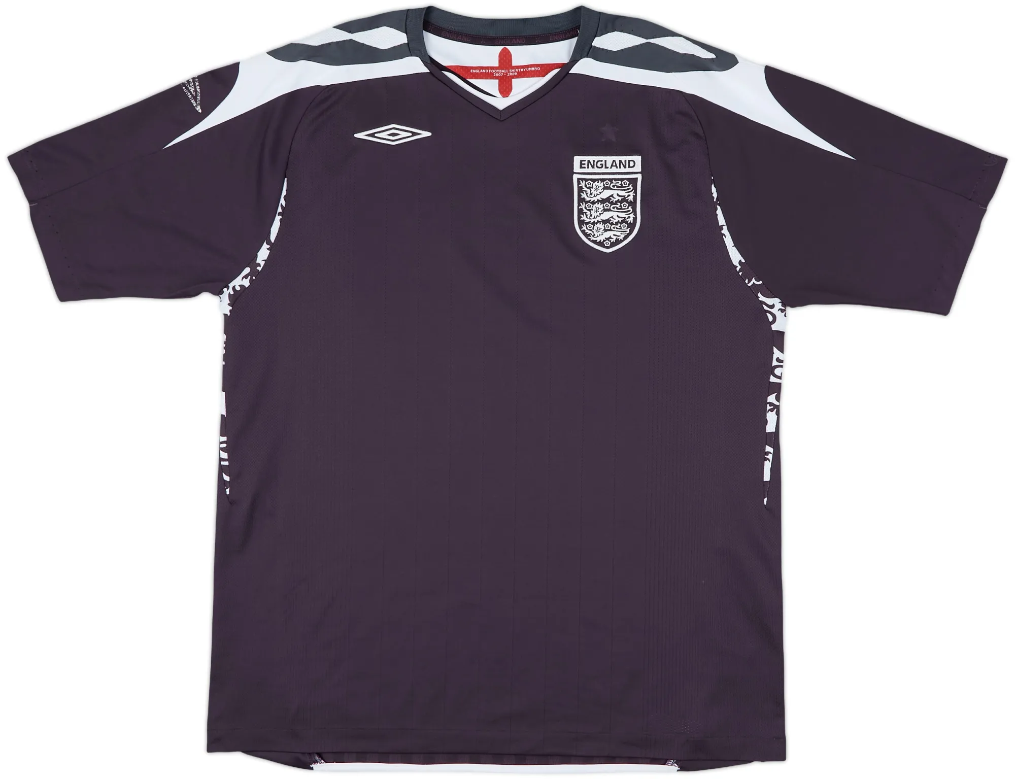 Umbro England Mens SS Goalkeeper Home Shirt 2007