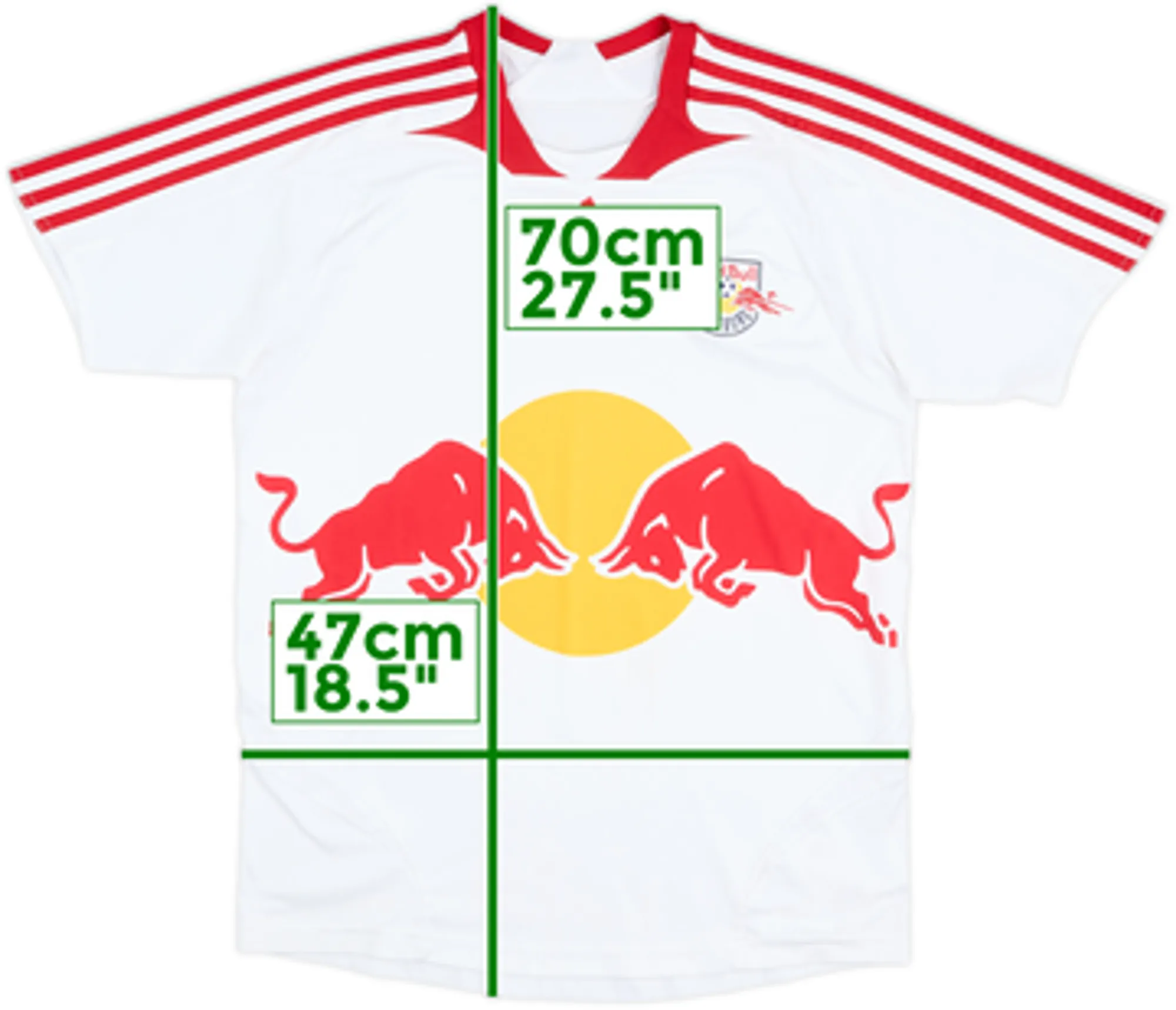 adidas RB Salzburg Mens SS Home Shirt 2007/08