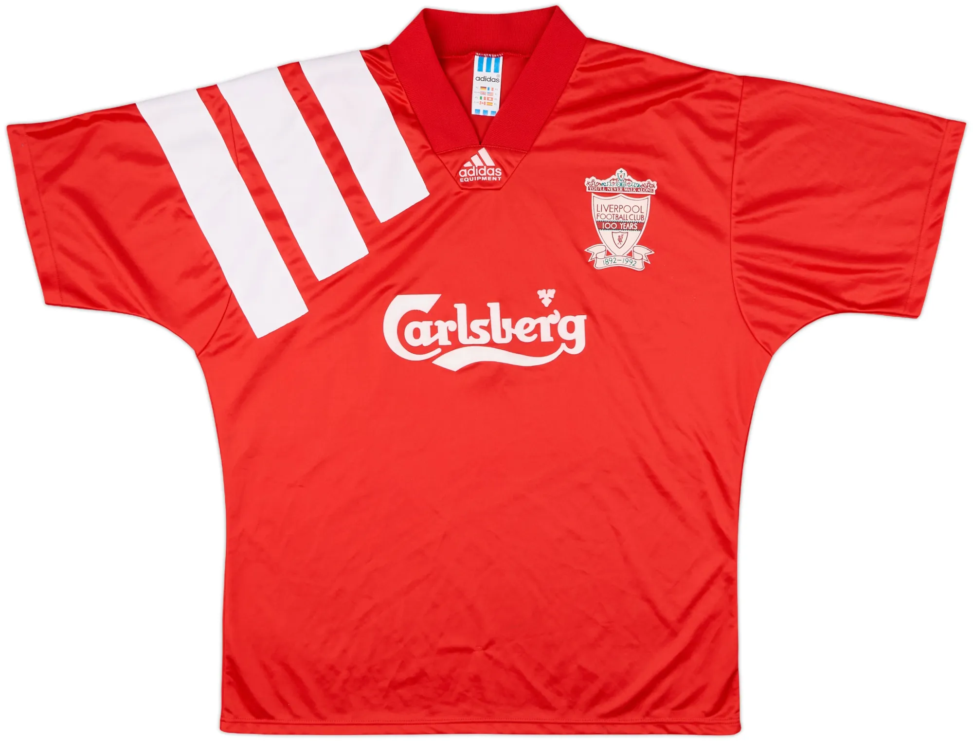 adidas Liverpool Mens SS Home Shirt 1991/92
