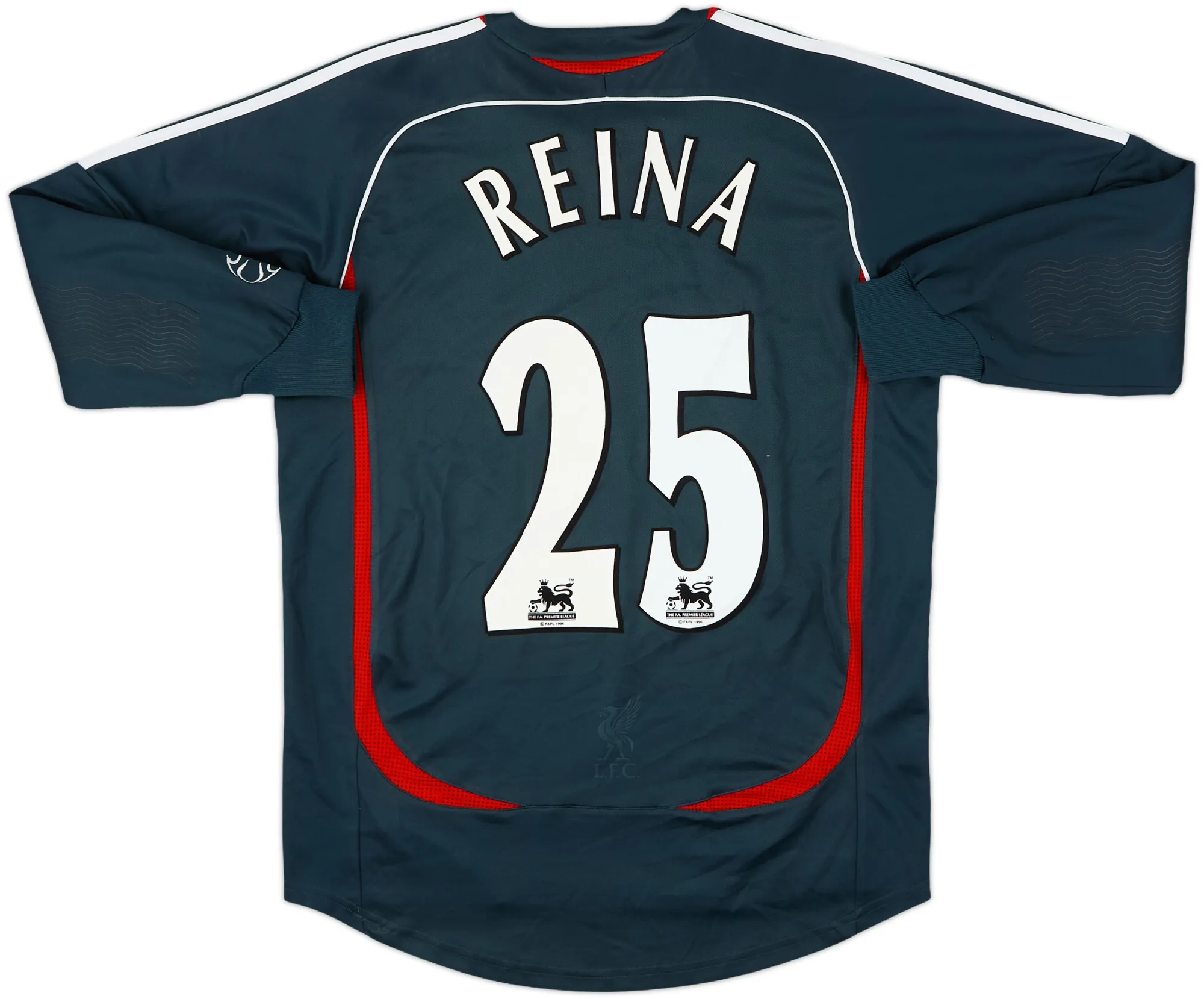 adidas Liverpool Mens LS Goalkeeper Home Shirt 2006/07