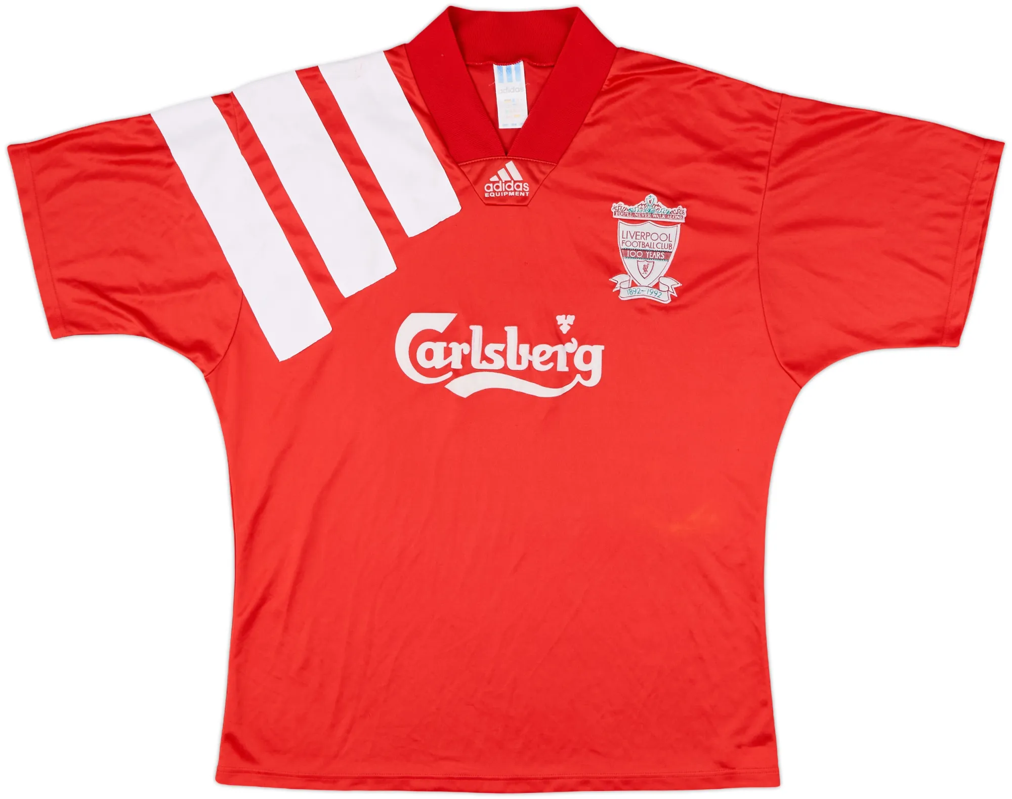 adidas Liverpool Mens SS Home Shirt 1992/93