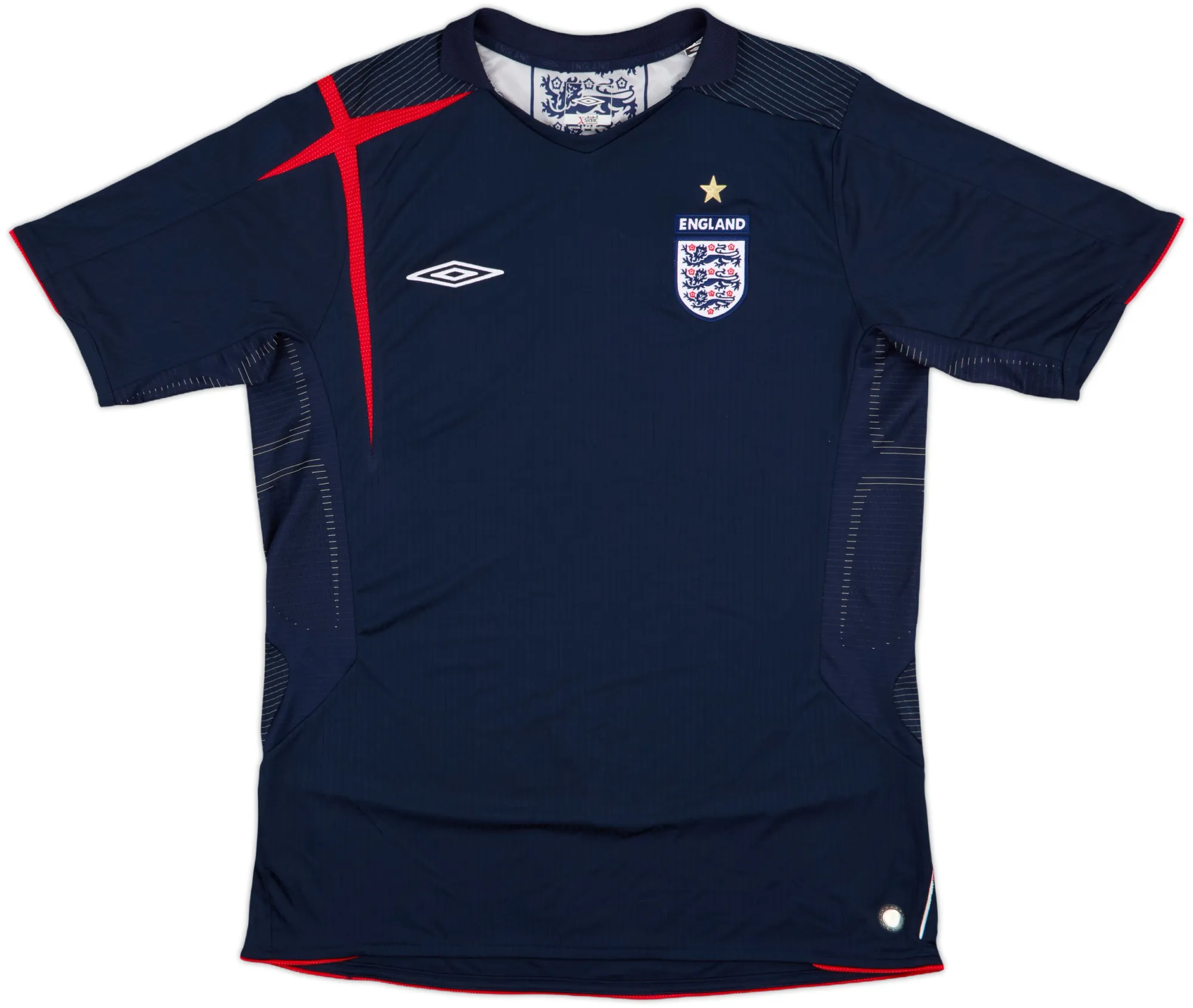Umbro England Mens SS Goalkeeper Home Shirt 2006