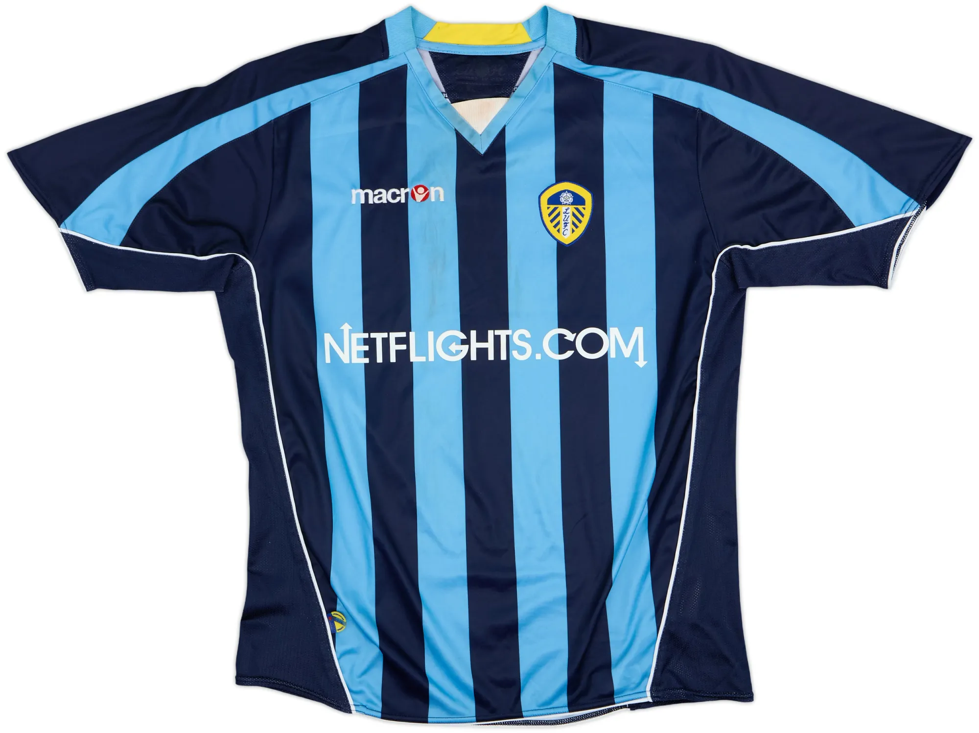 Macron Leeds United Mens SS Away Shirt 2008/09