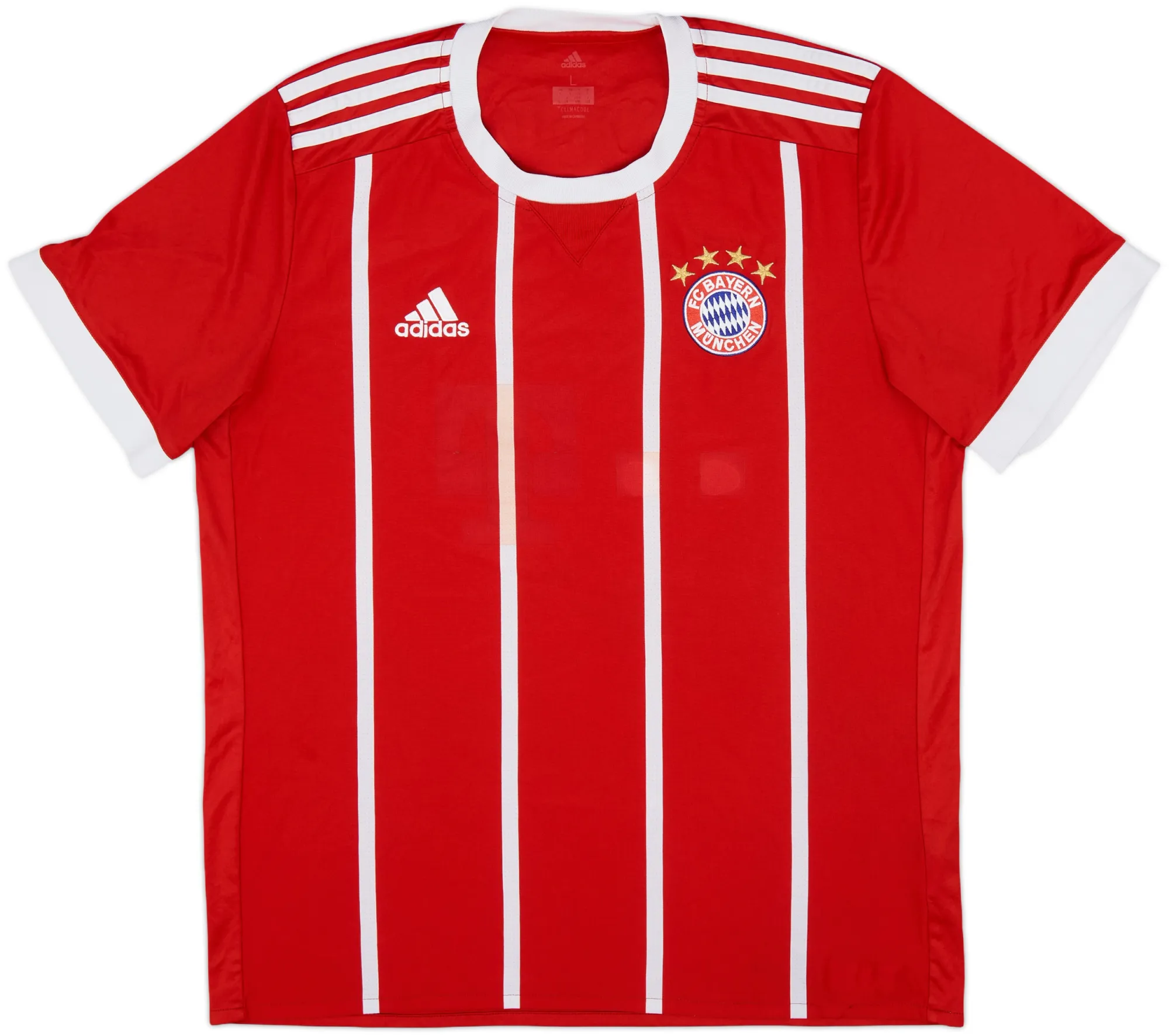 adidas Bayern Munich Mens SS Home Shirt 2017/18