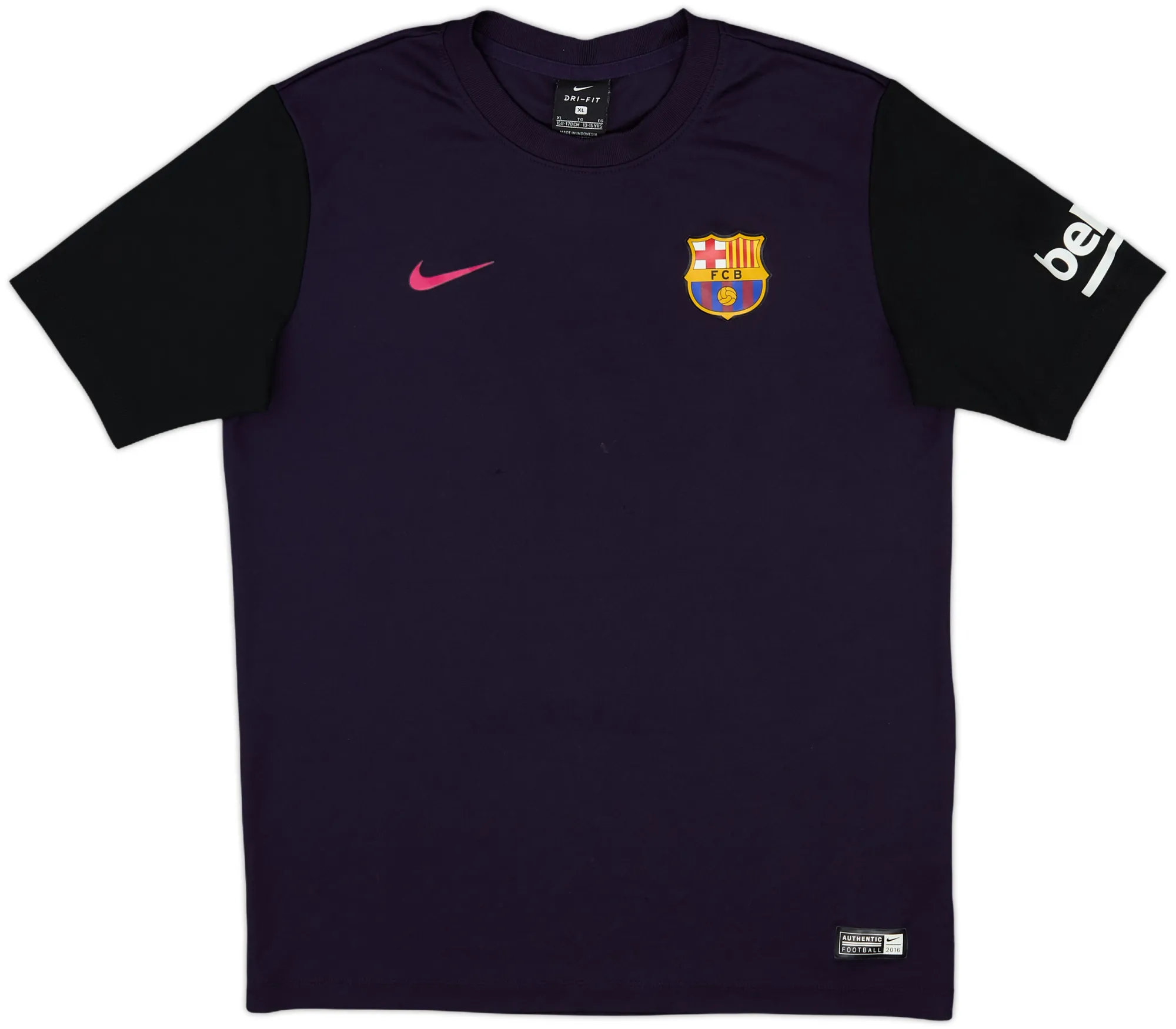 Nike Barcelona Boys SS Away Shirt 2016/17