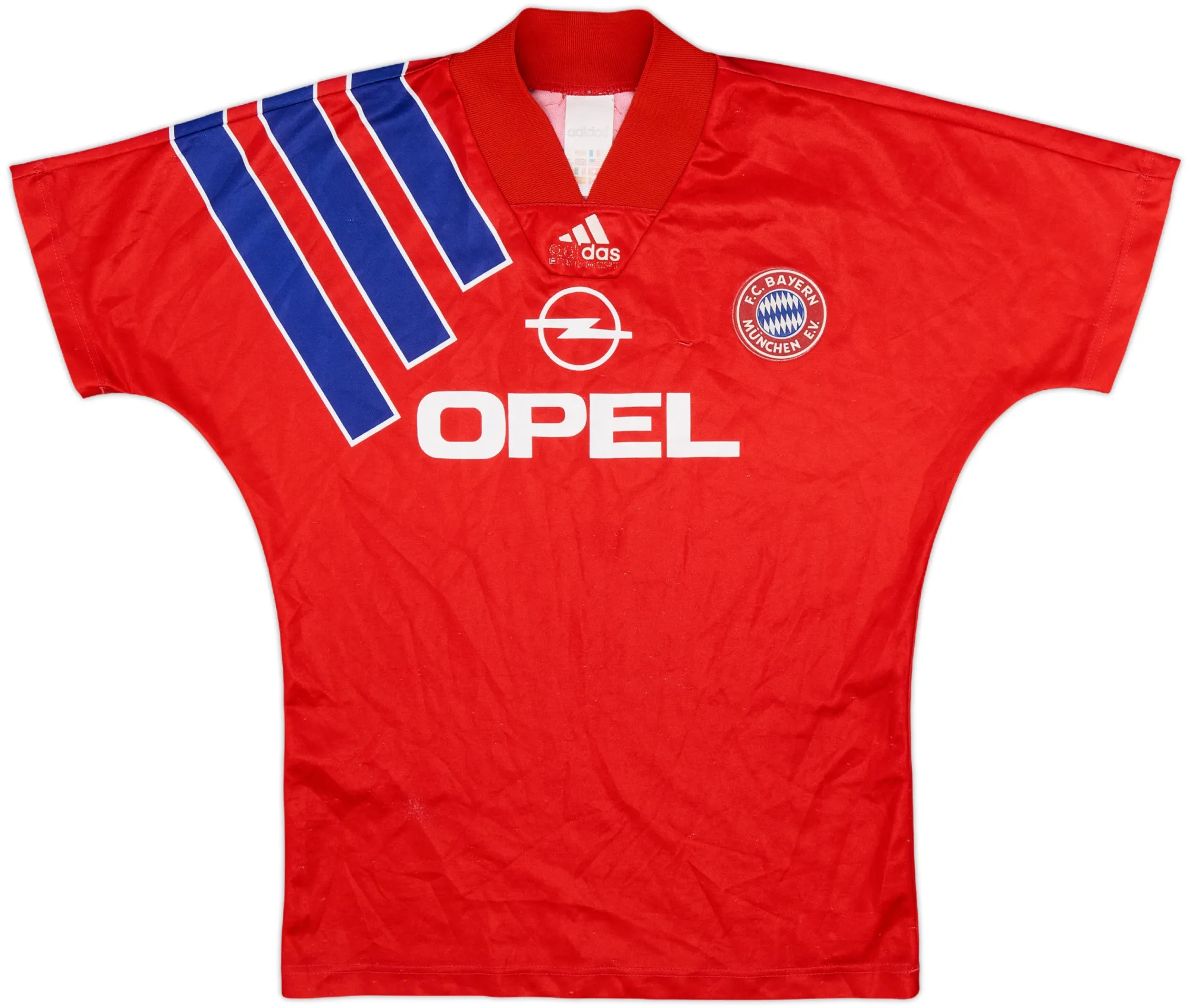 adidas Bayern Munich Mens SS Home Shirt 1991/93