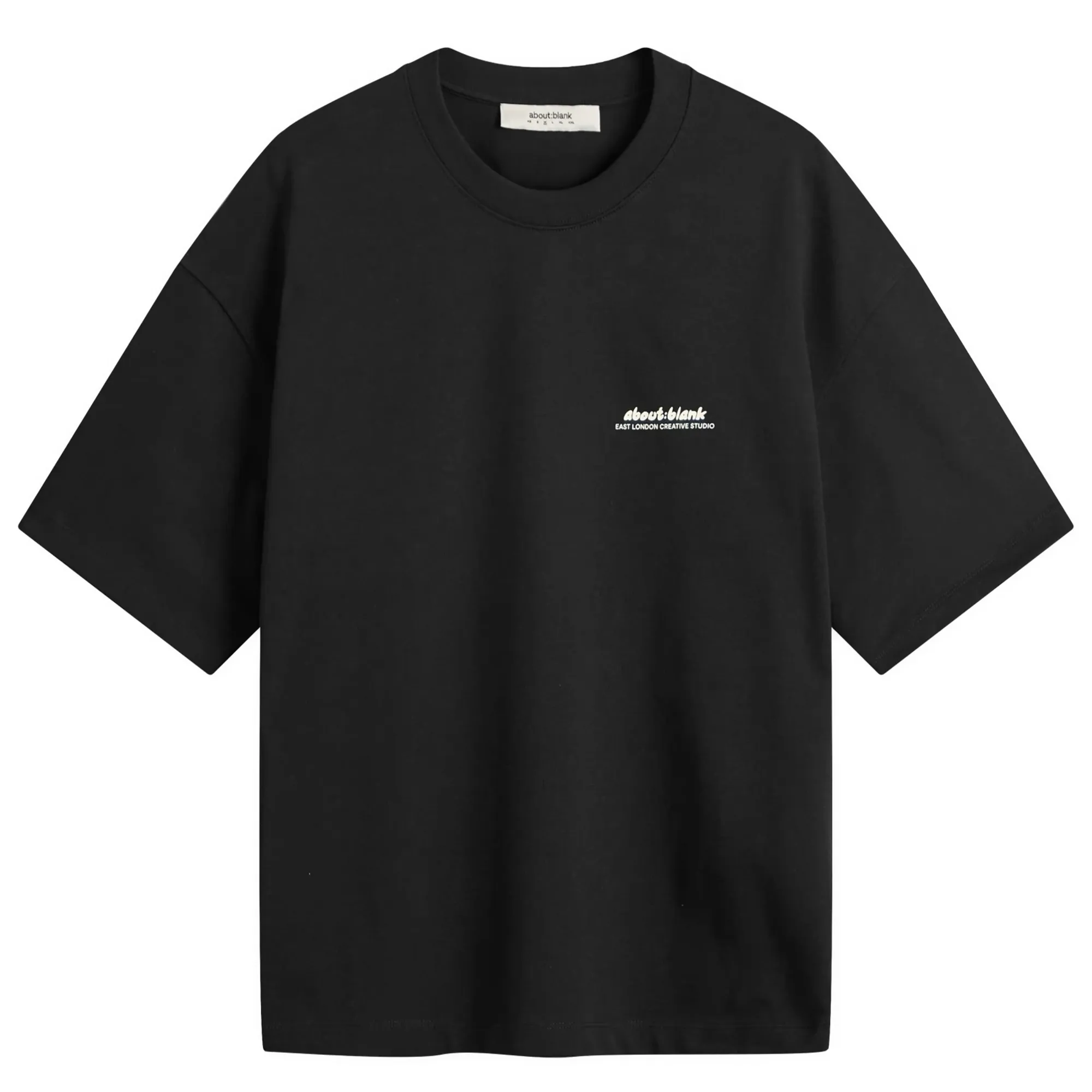 about:blank Men's Presented by END. Zev T-Shirt Black/Oat