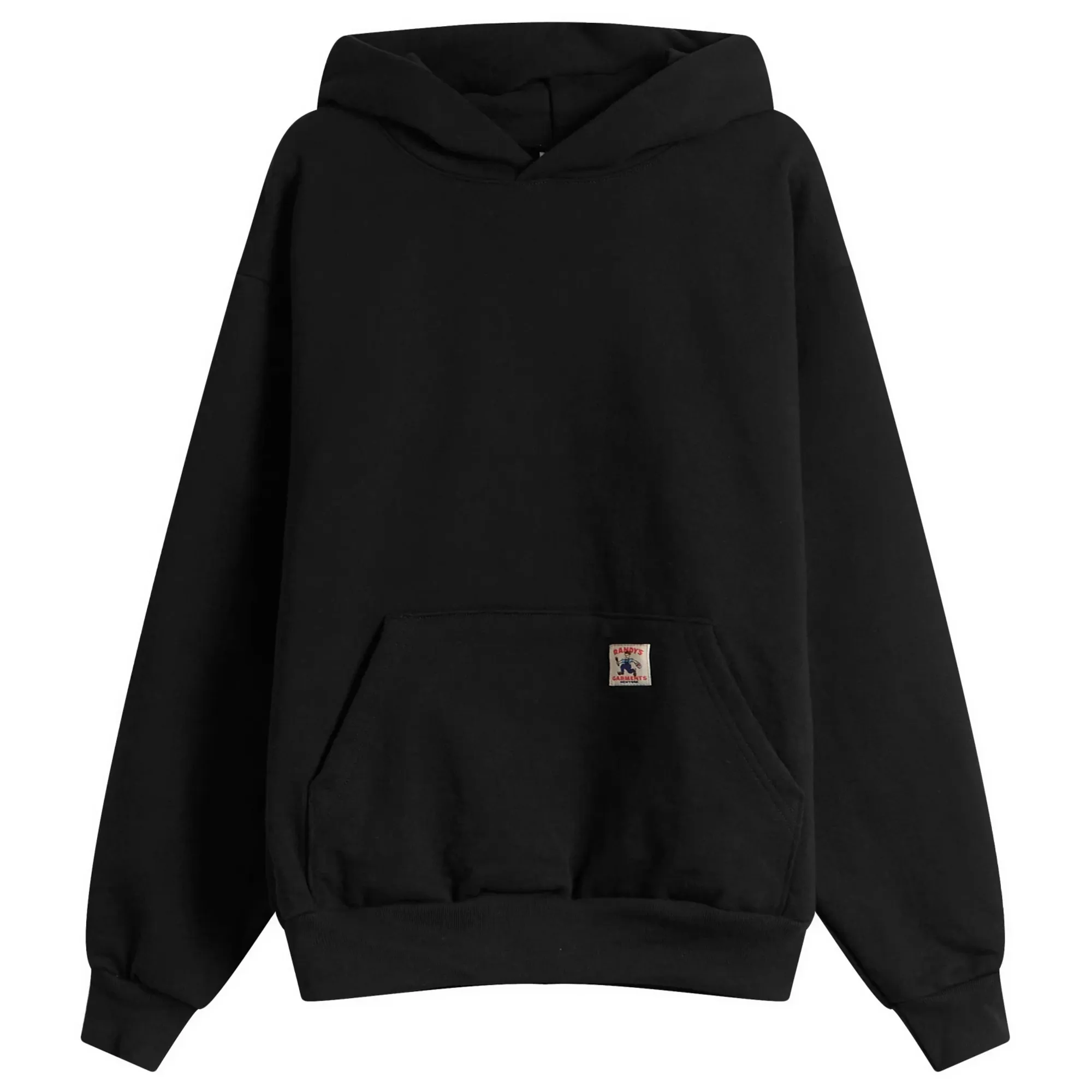 Randy’s Garments  Heavyweight Logo Hoodie Black