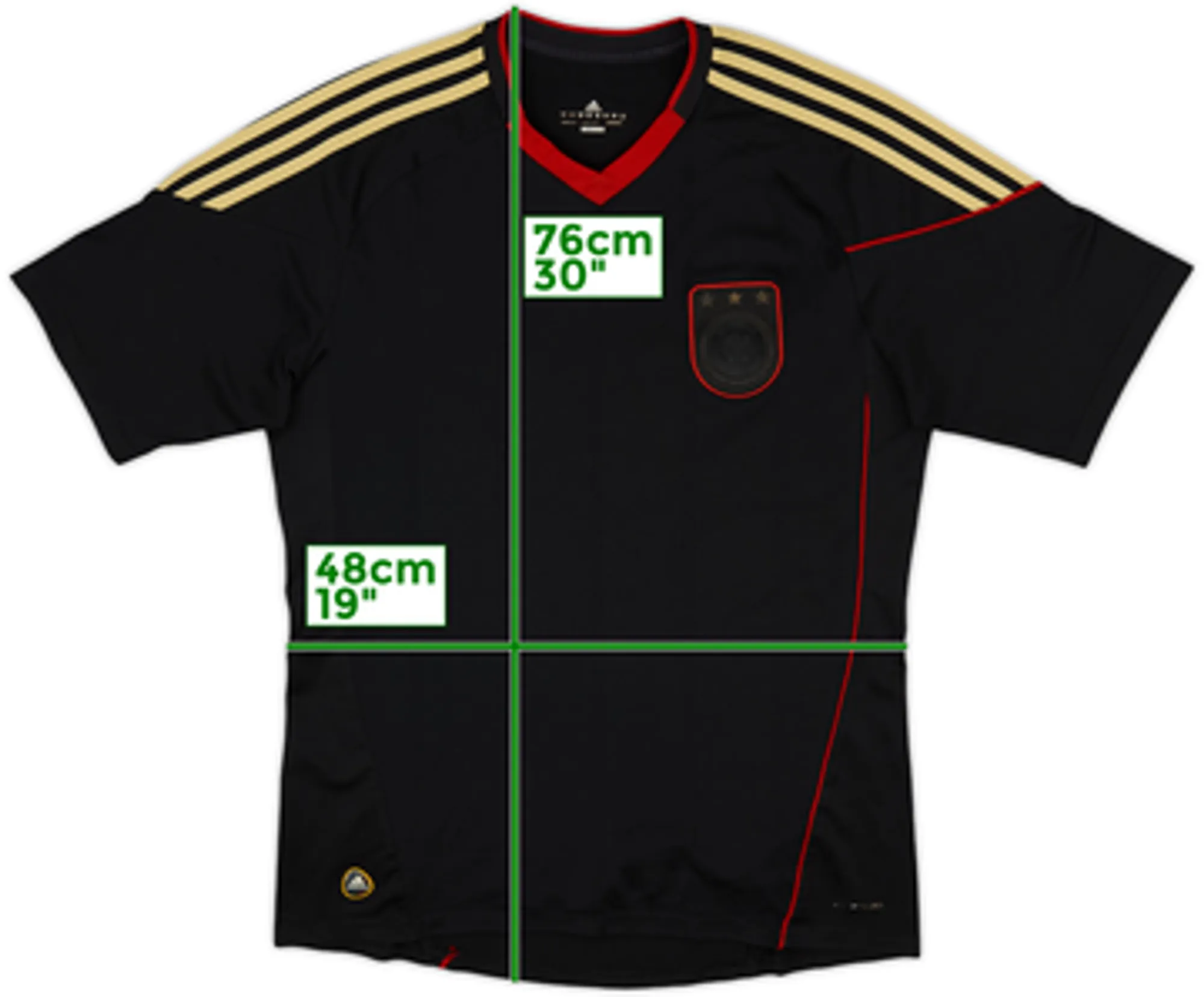 adidas Germany Mens SS Away Shirt 2010