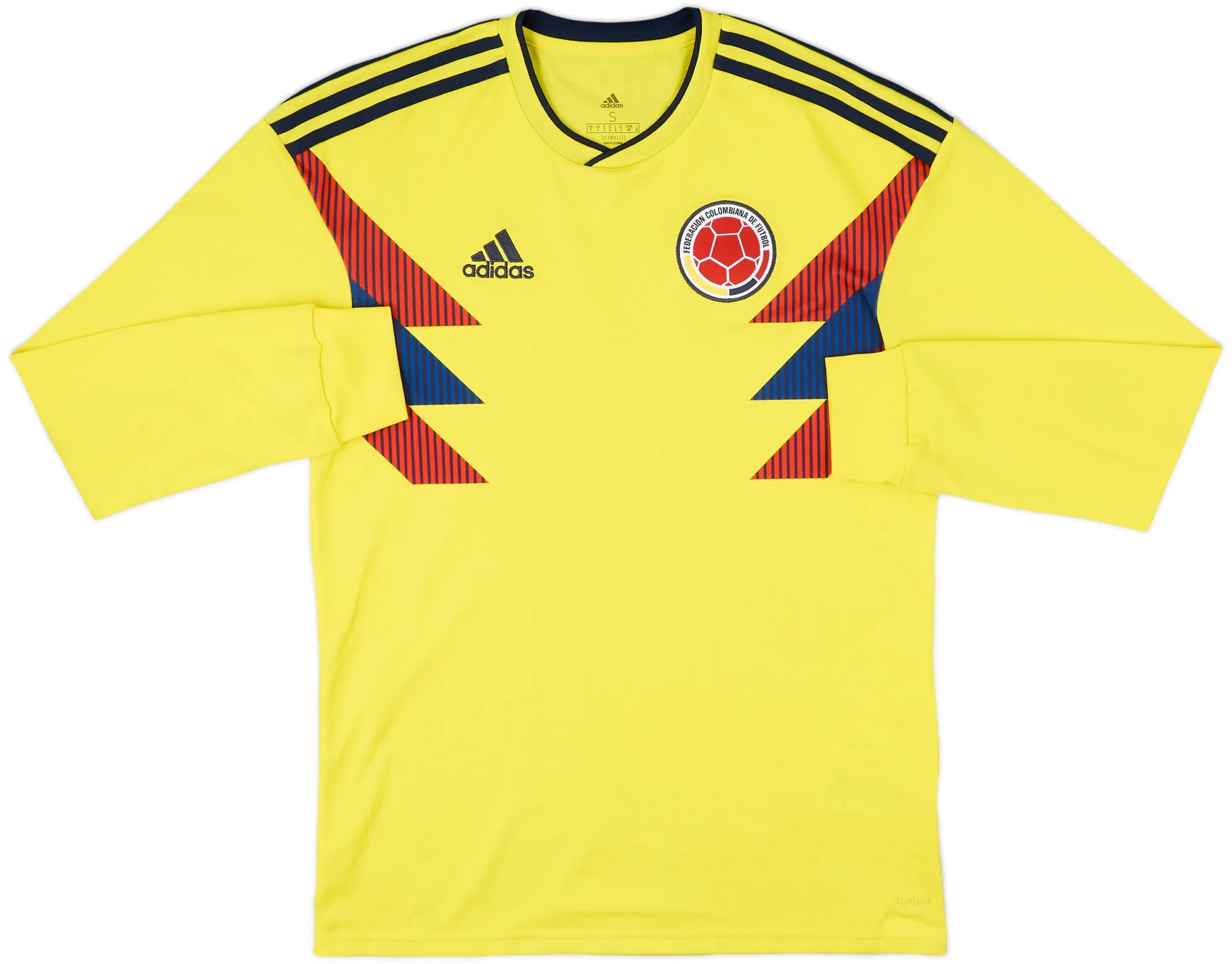 adidas Colombia Mens LS Home Shirt 2018