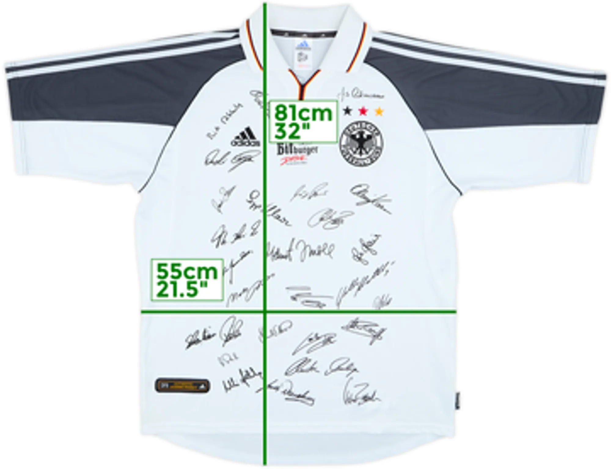 adidas Germany Mens SS Home Shirt 2000