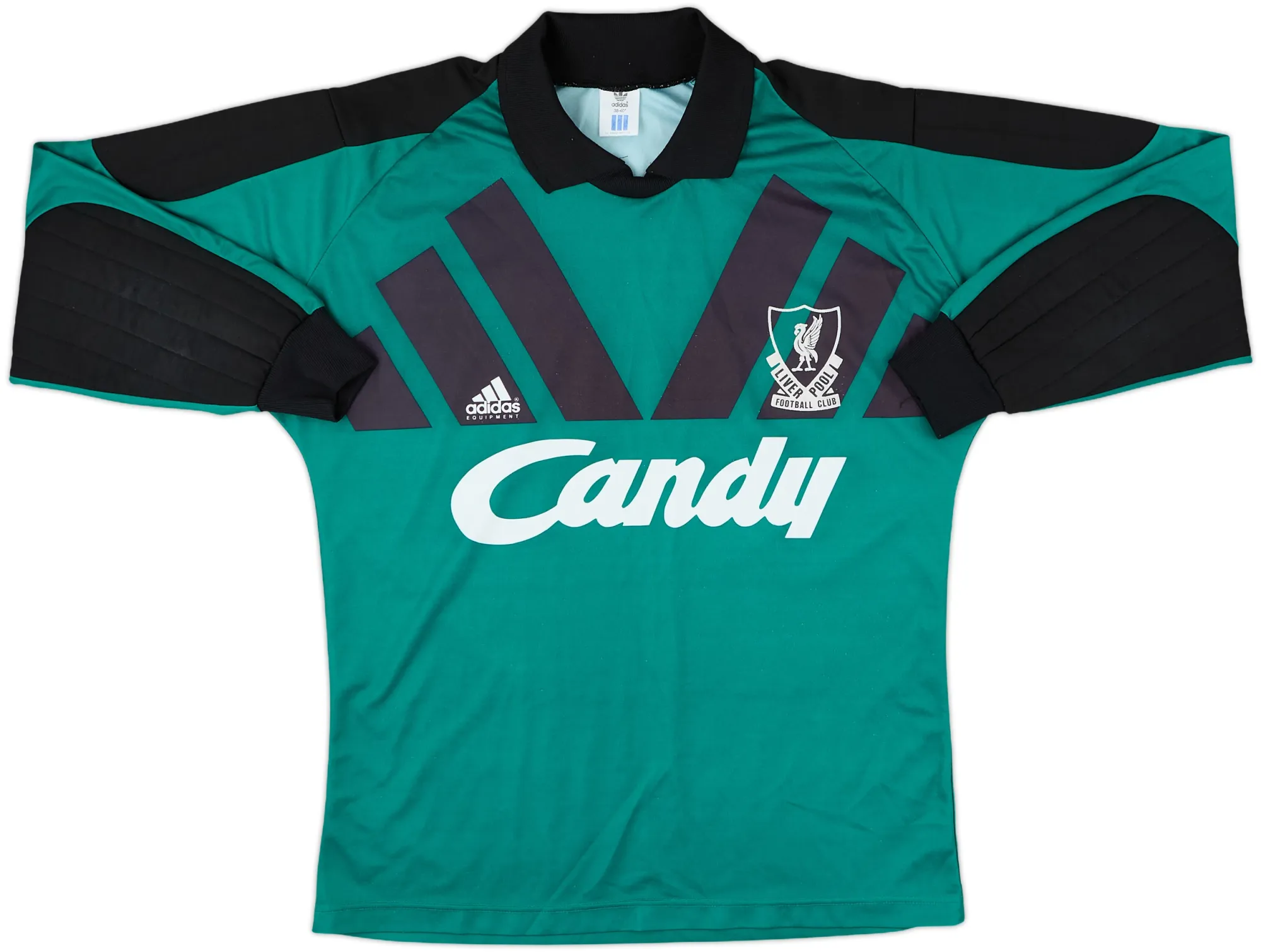 adidas Liverpool Mens LS Goalkeeper Home Shirt 1991/92