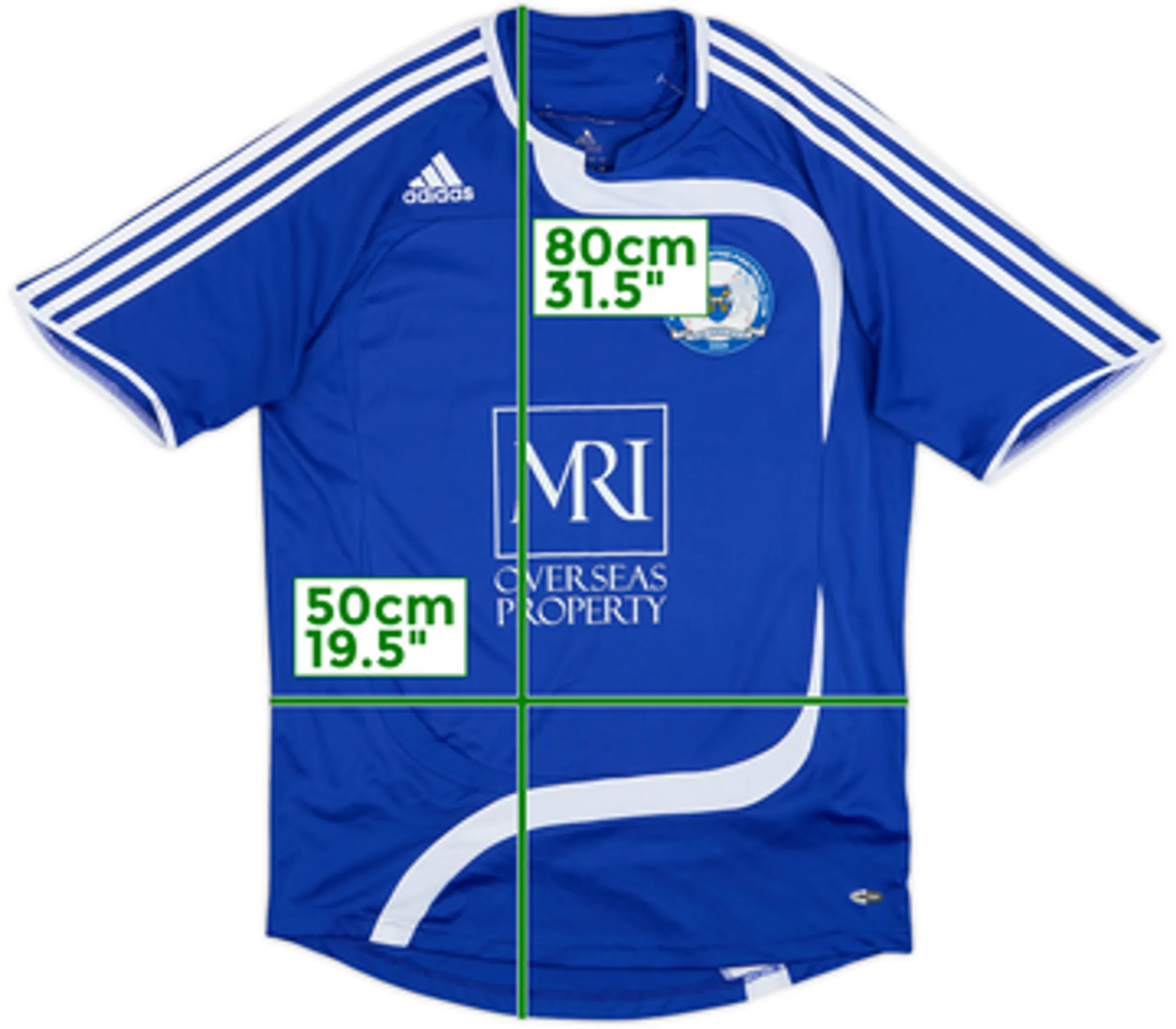 adidas Peterborough United Mens SS Home Shirt 2008/09