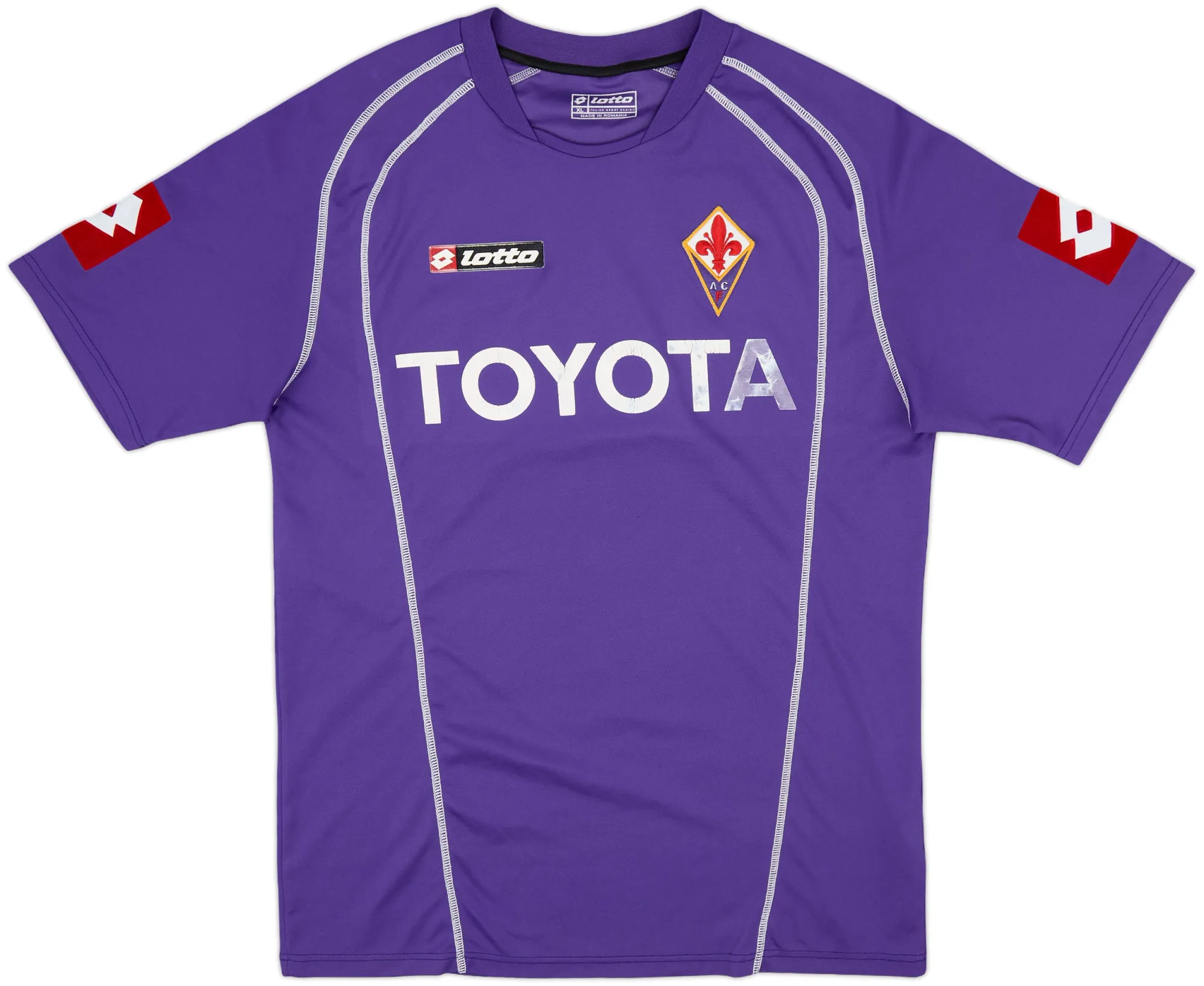 Lotto Fiorentina Mens SS Home Shirt 2005/07