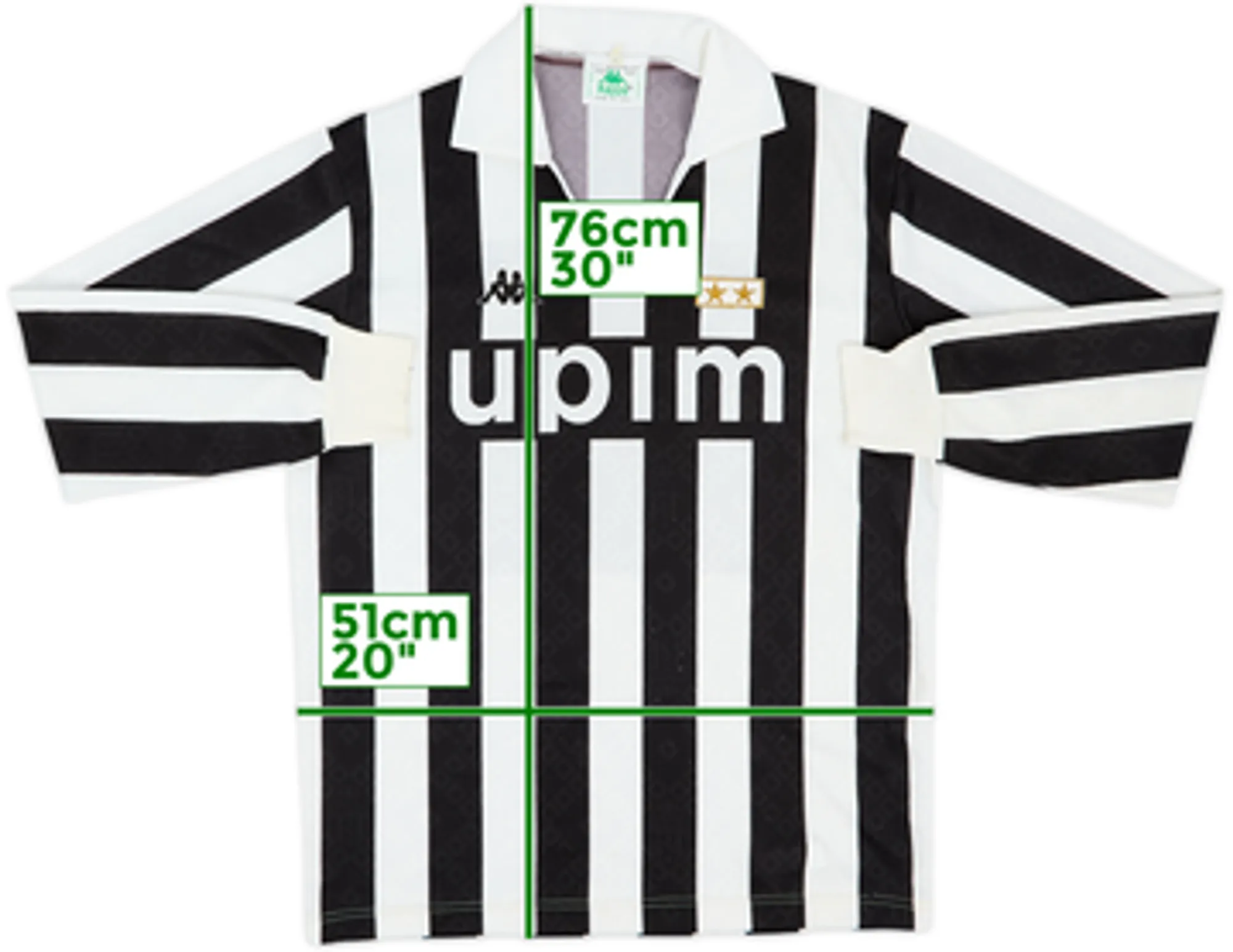 Kappa Juventus Mens LS Home Shirt 1989/90