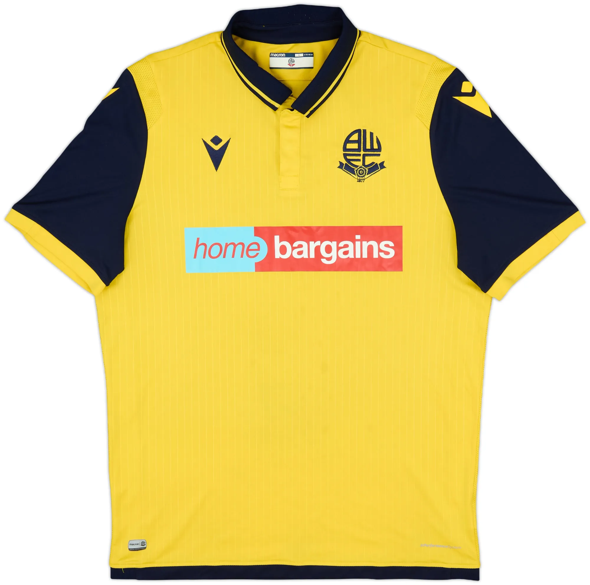 Macron Bolton Wanderers Mens SS Away Shirt 2021/22