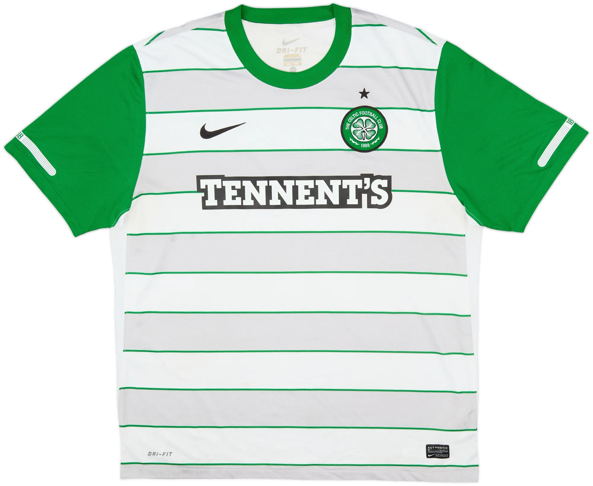 Nike Celtic Mens SS Away Shirt 2011/12