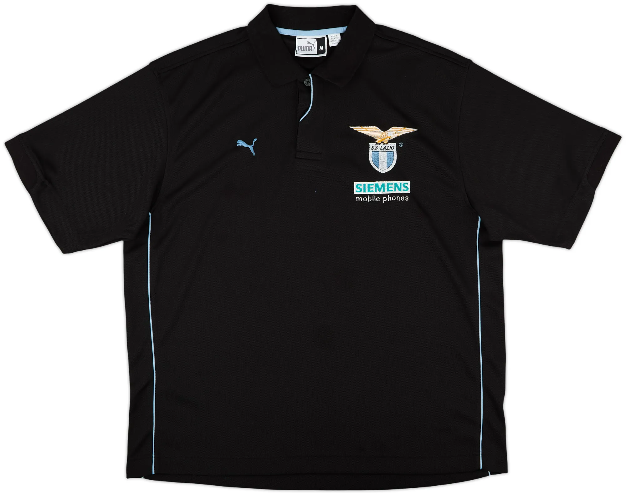 Puma Lazio Mens SS Home Shirt 2001/02