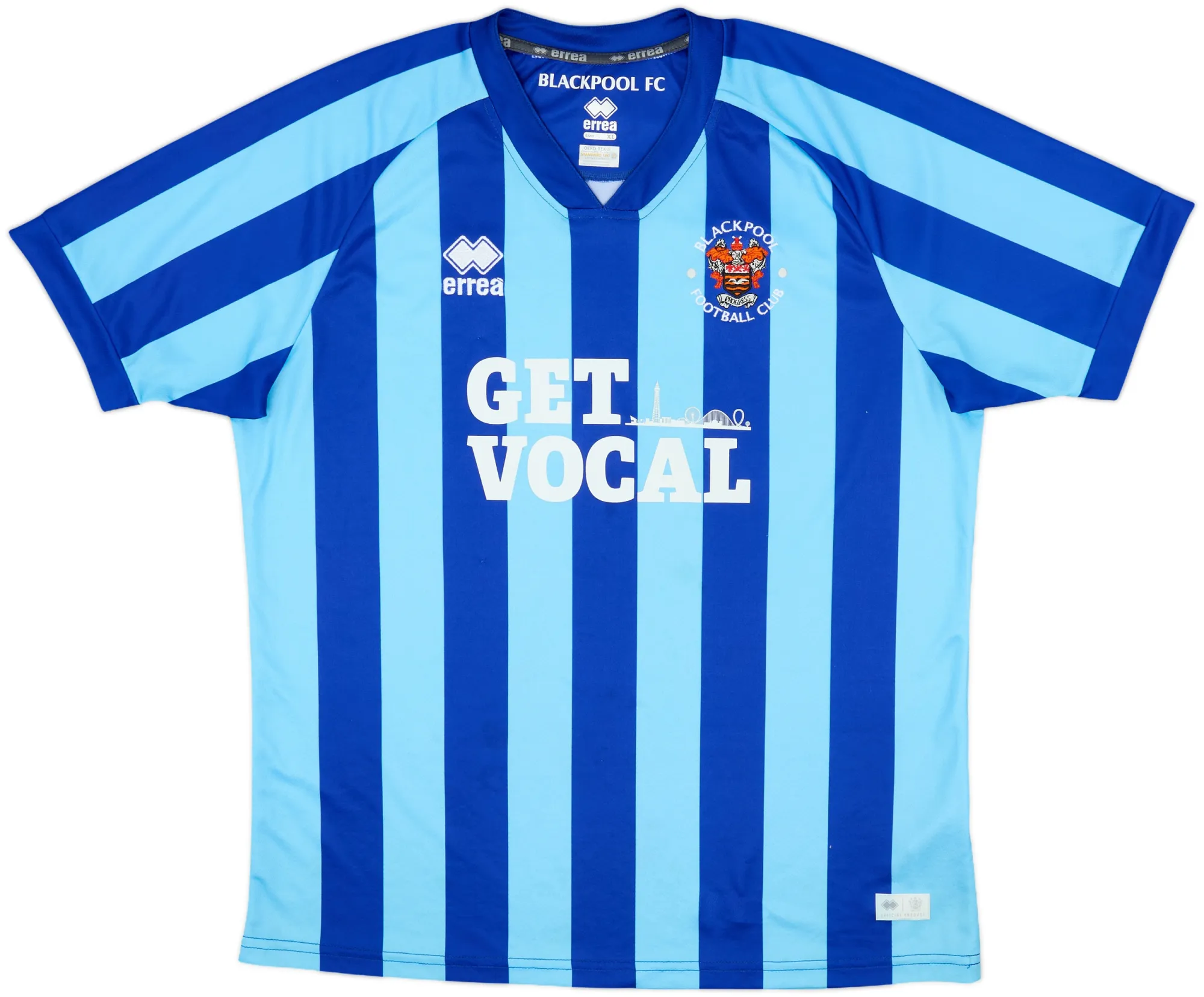 Errea Blackpool Mens SS Away Shirt 2019/20