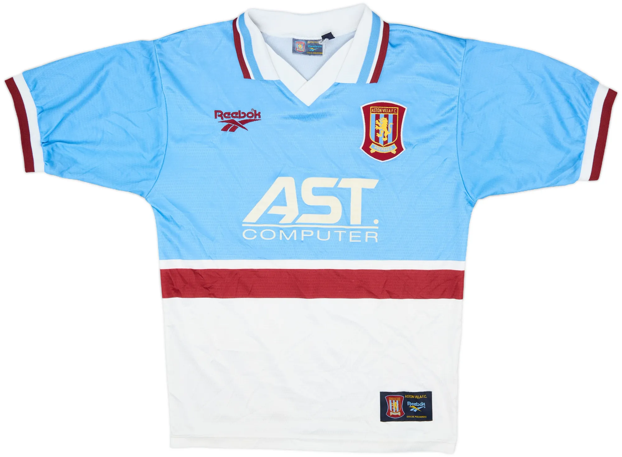 Reebok Aston Villa Mens SS Away Shirt 1997/98