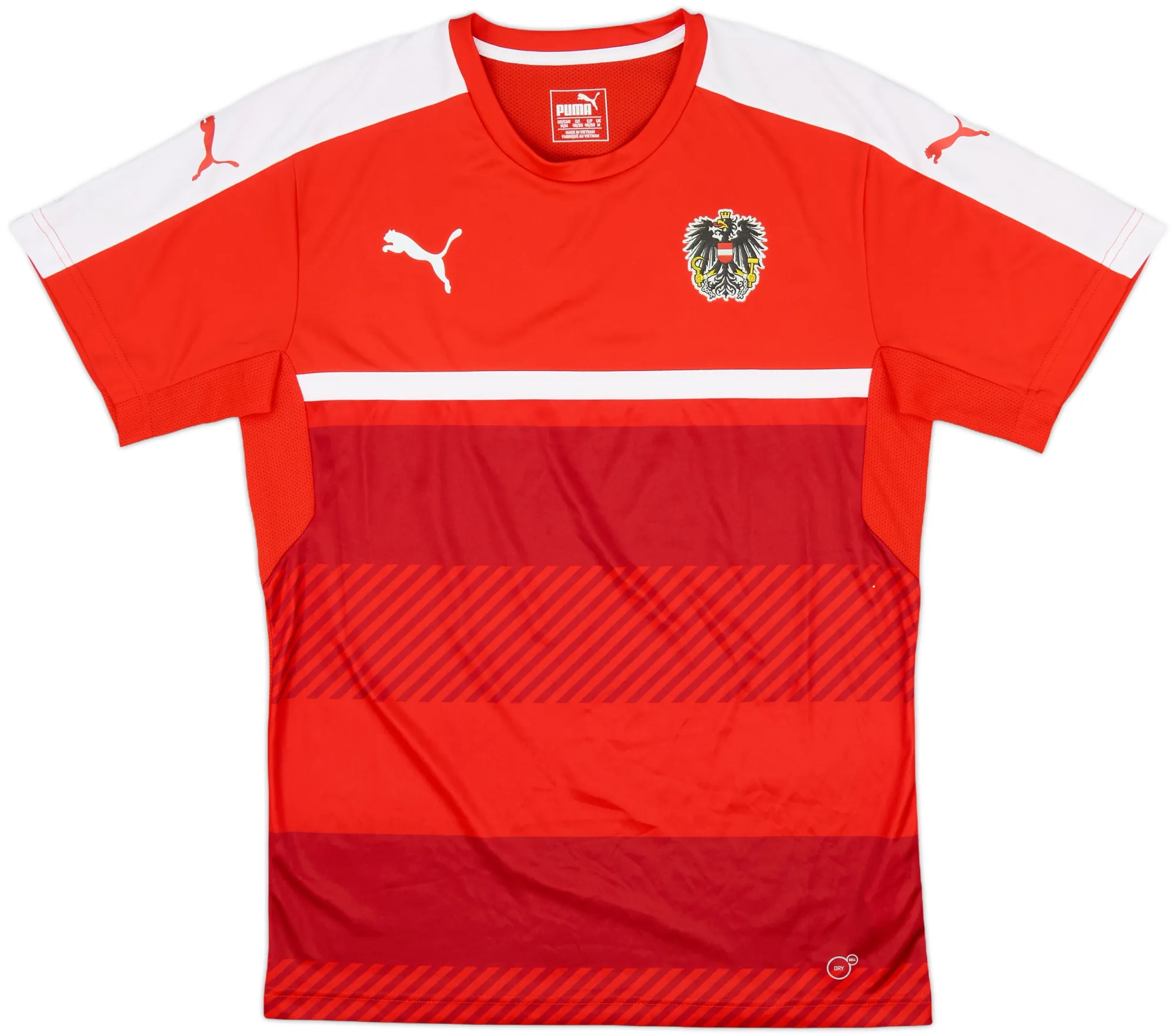 Puma Austria Mens SS Home Shirt 2016