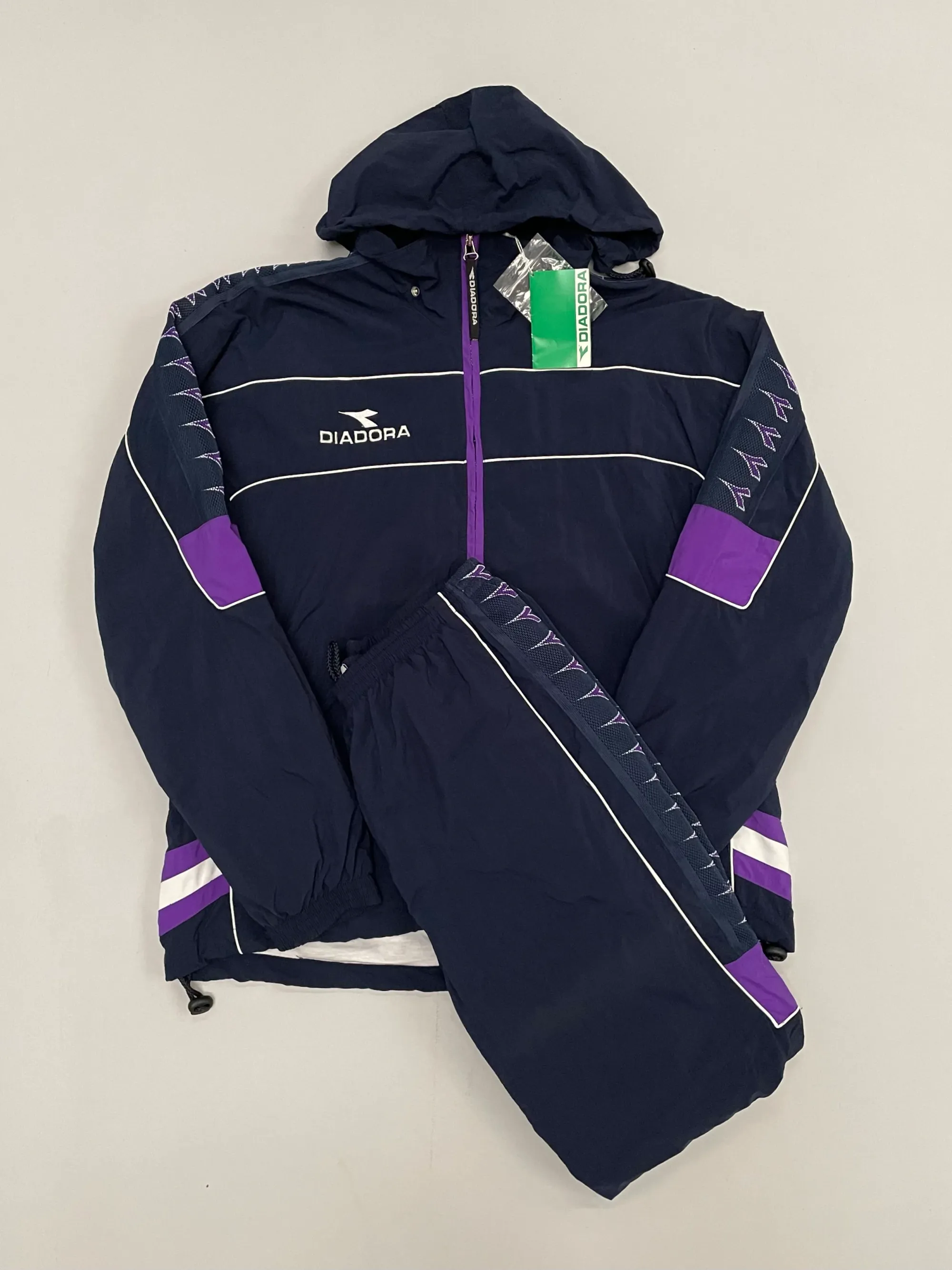 1998/99 FIORENTINA *BNWT* FULL TRACKSUIT (XL) DIADORA| CULT KITS