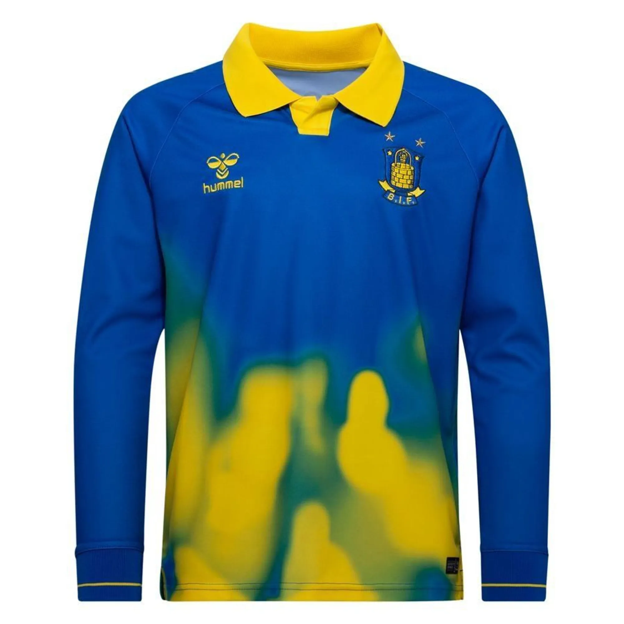 Brøndby If Away Shirt 2025/26 Kids Long Sleeves - ['Blue']