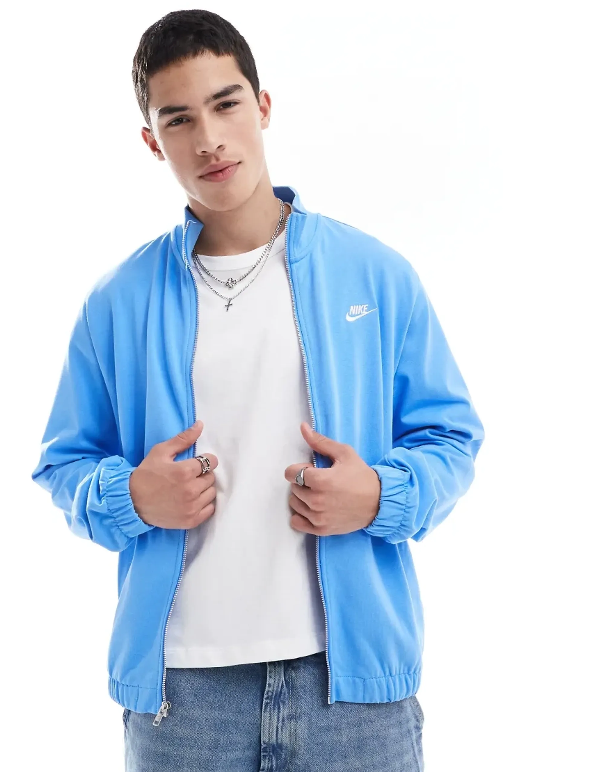 Chelsea Nike Club Knit Jacket - Blue