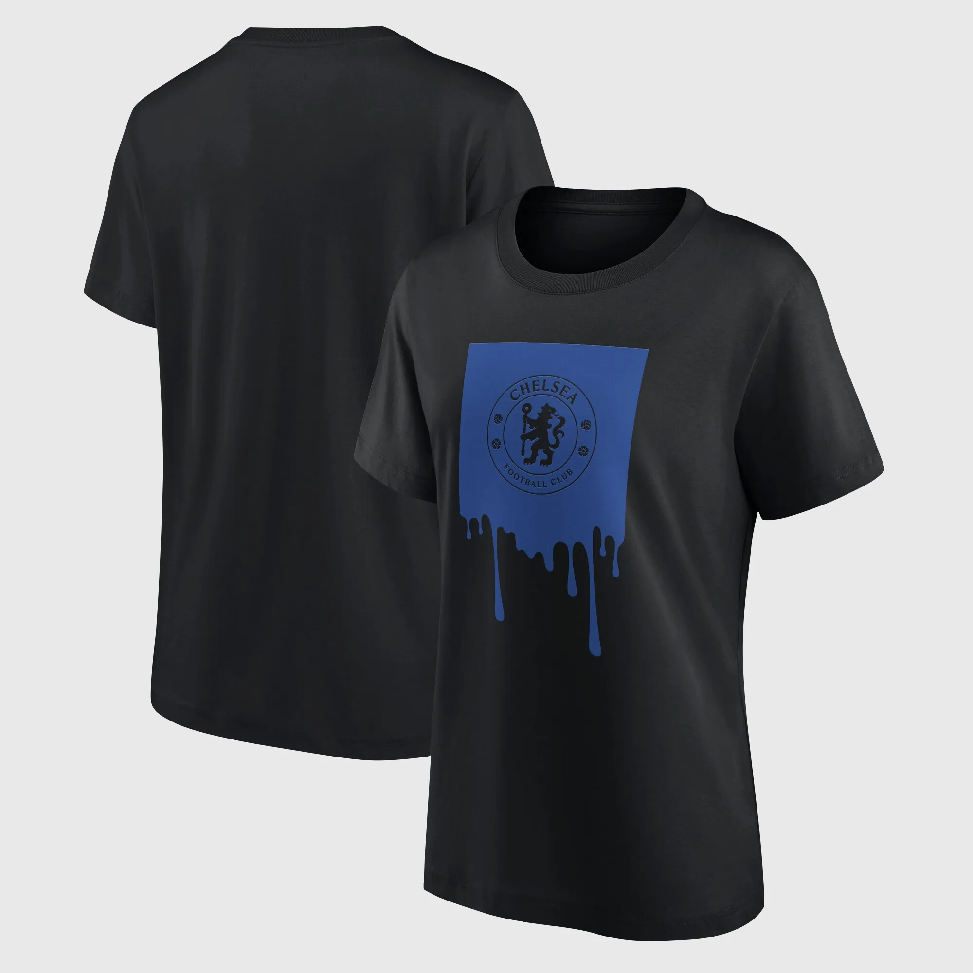 Chelsea Liquify Graphic T-Shirt - Black - Womens